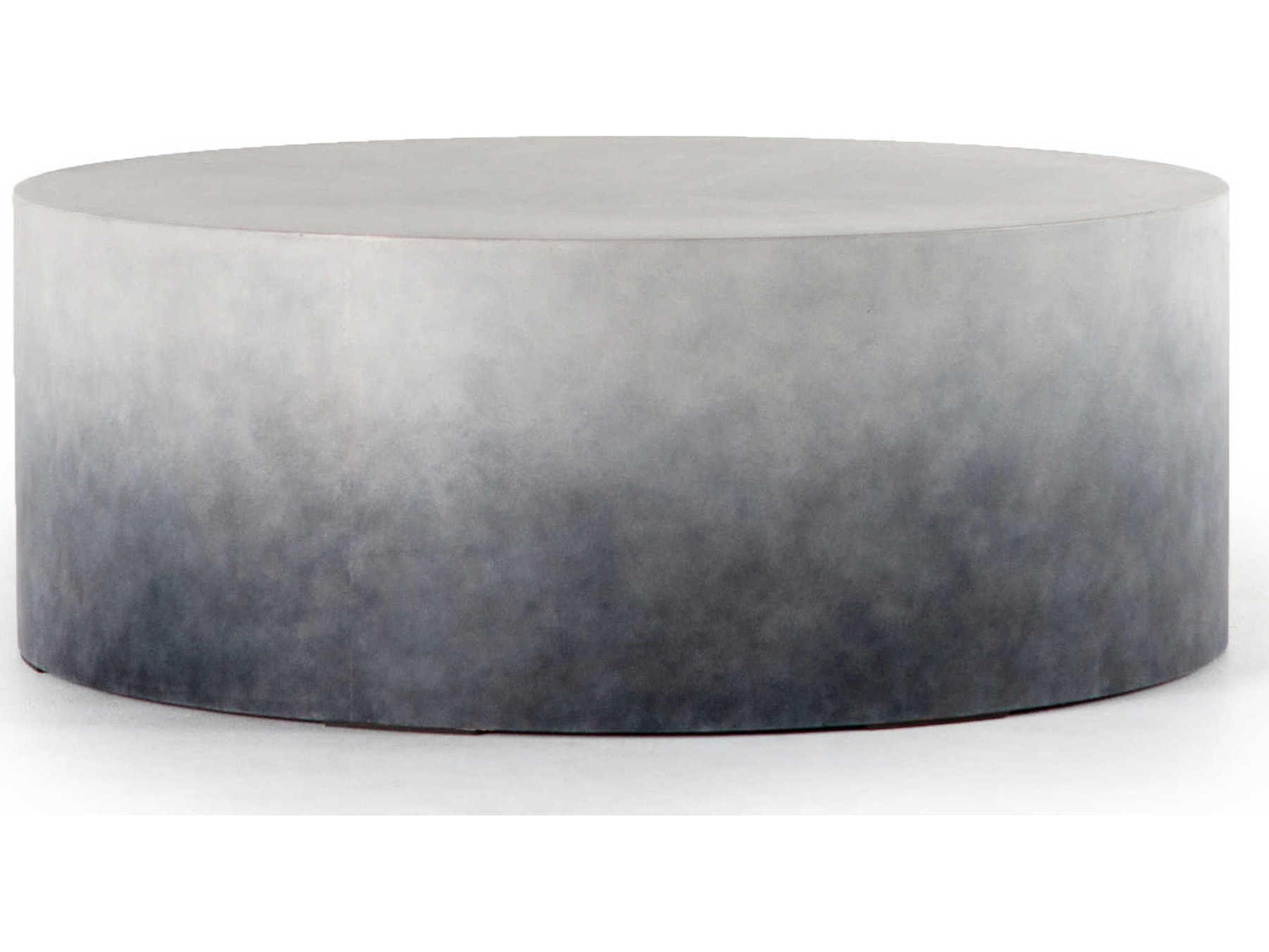 Luxecor Globetrotter Sheridan Round Concrete Indigo Ombre Coffee Table