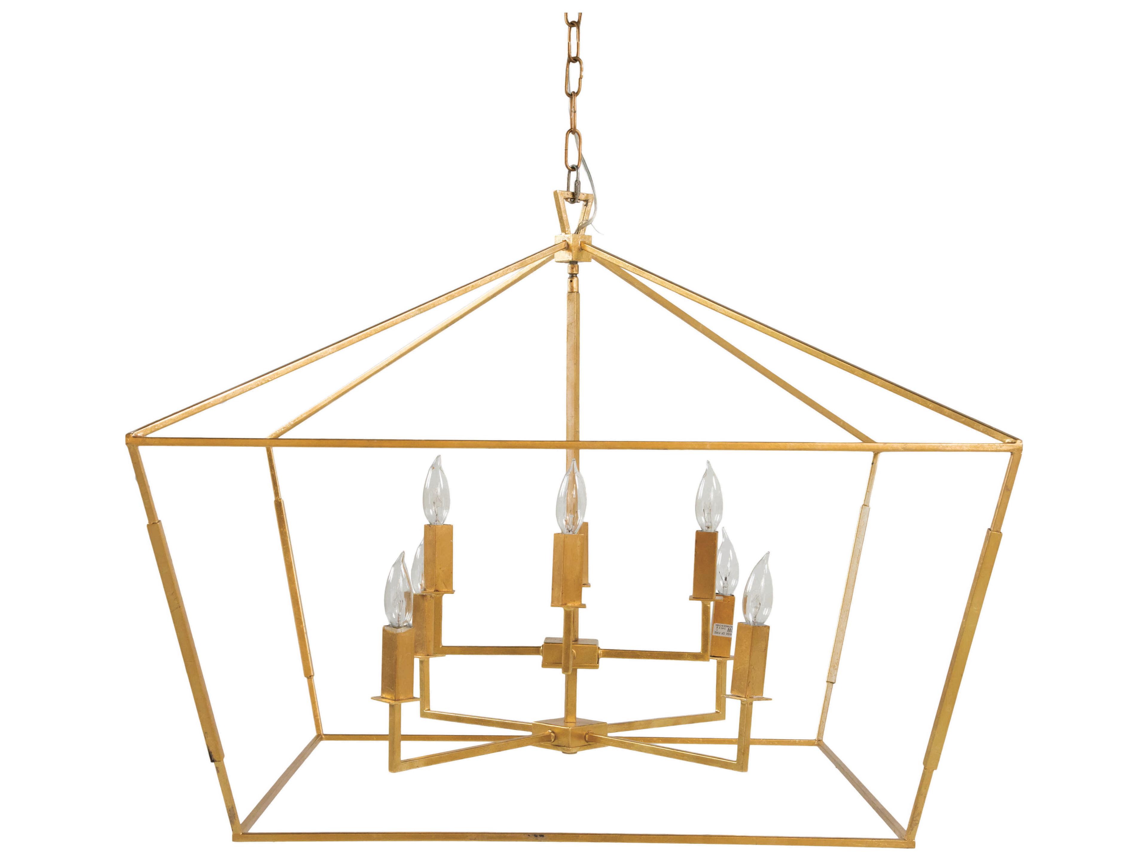 Gabby Adler 8-Light Vintage Gold Candelabra Chandelier