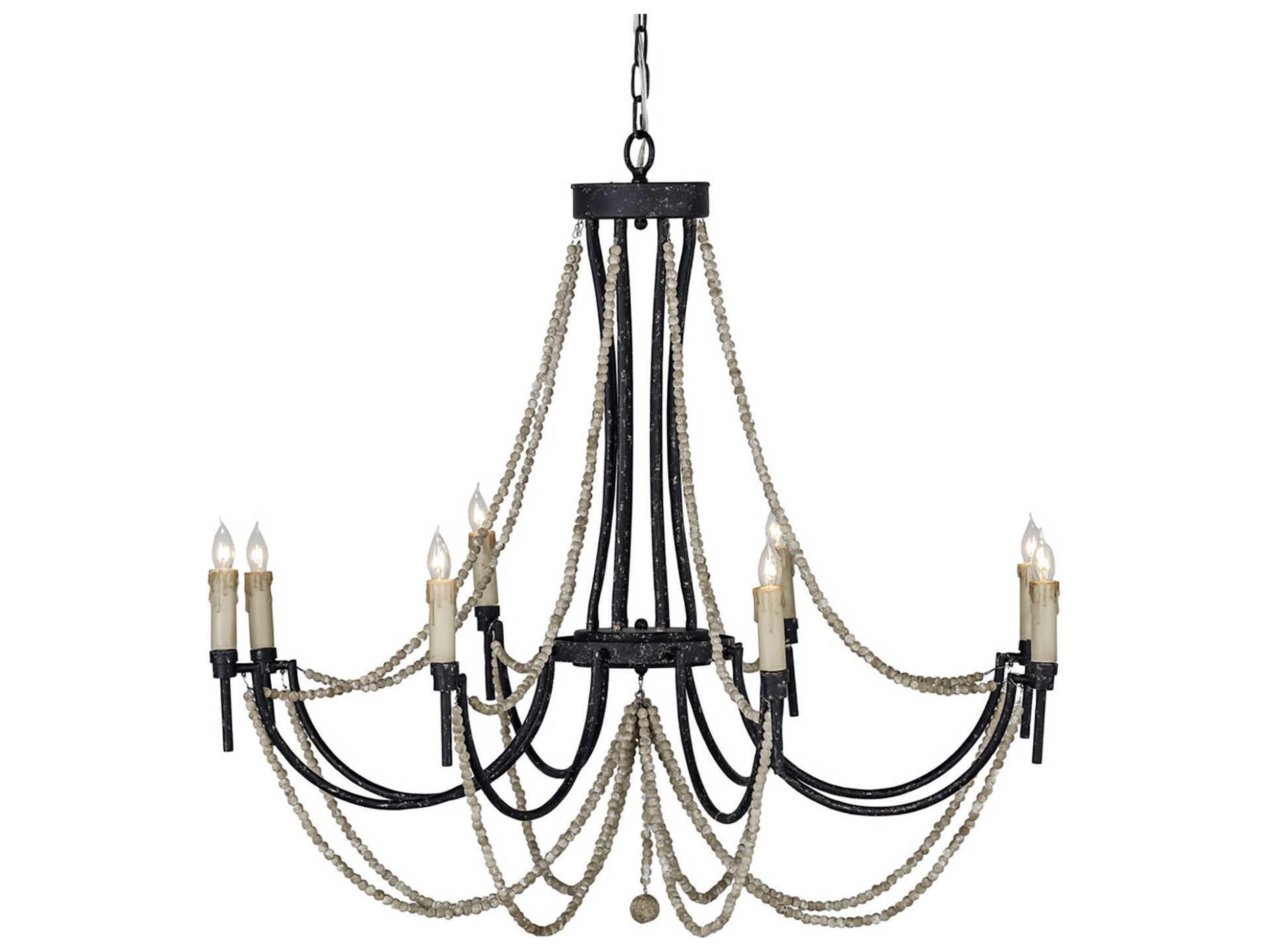 Gabby Percy 8-Light Black Empire Chandelier