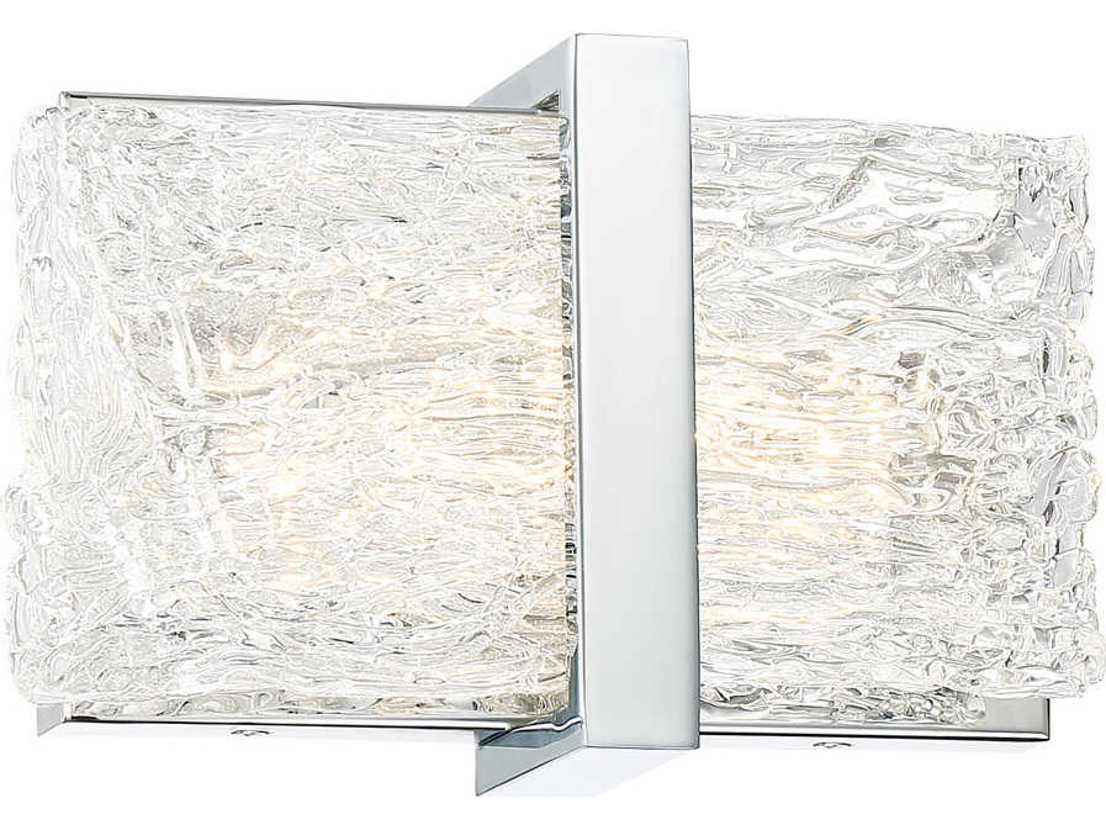Forest Ice Ii 1-Light Chrome Wall Sconce