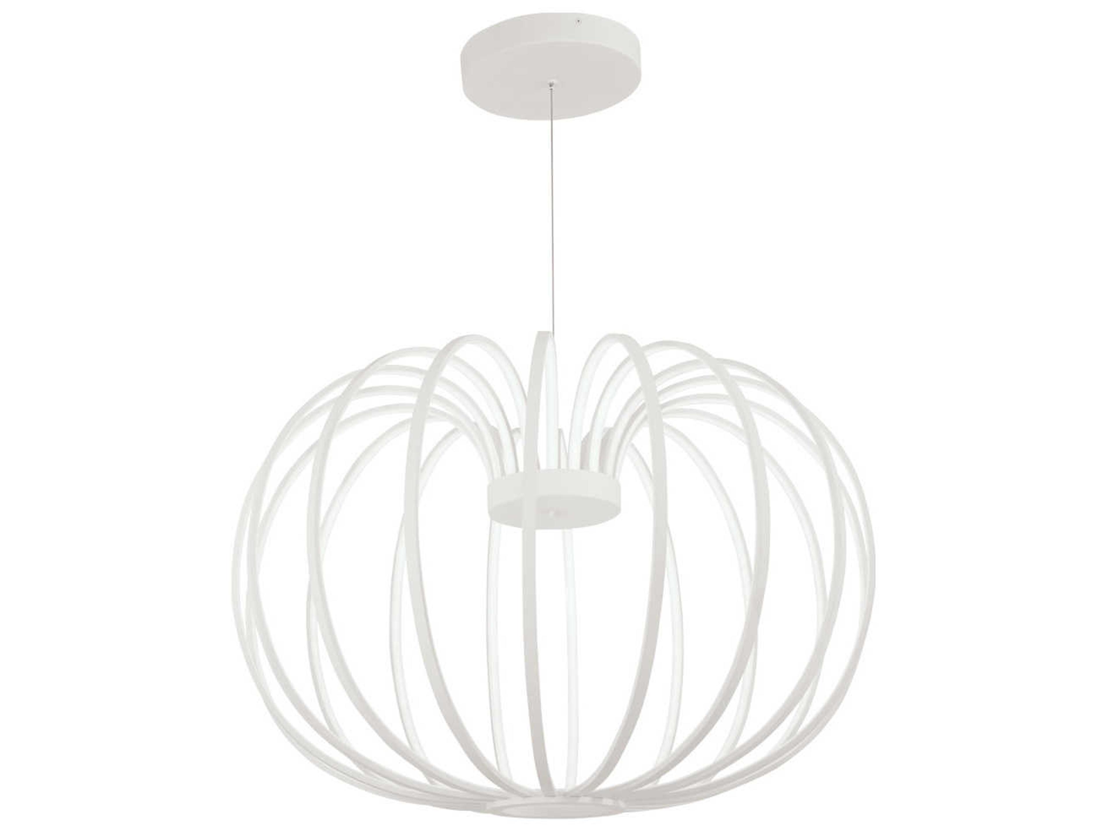 George Kovacs Snow Sprite 18-Light8-Light Matte White LED Geometric Pendant