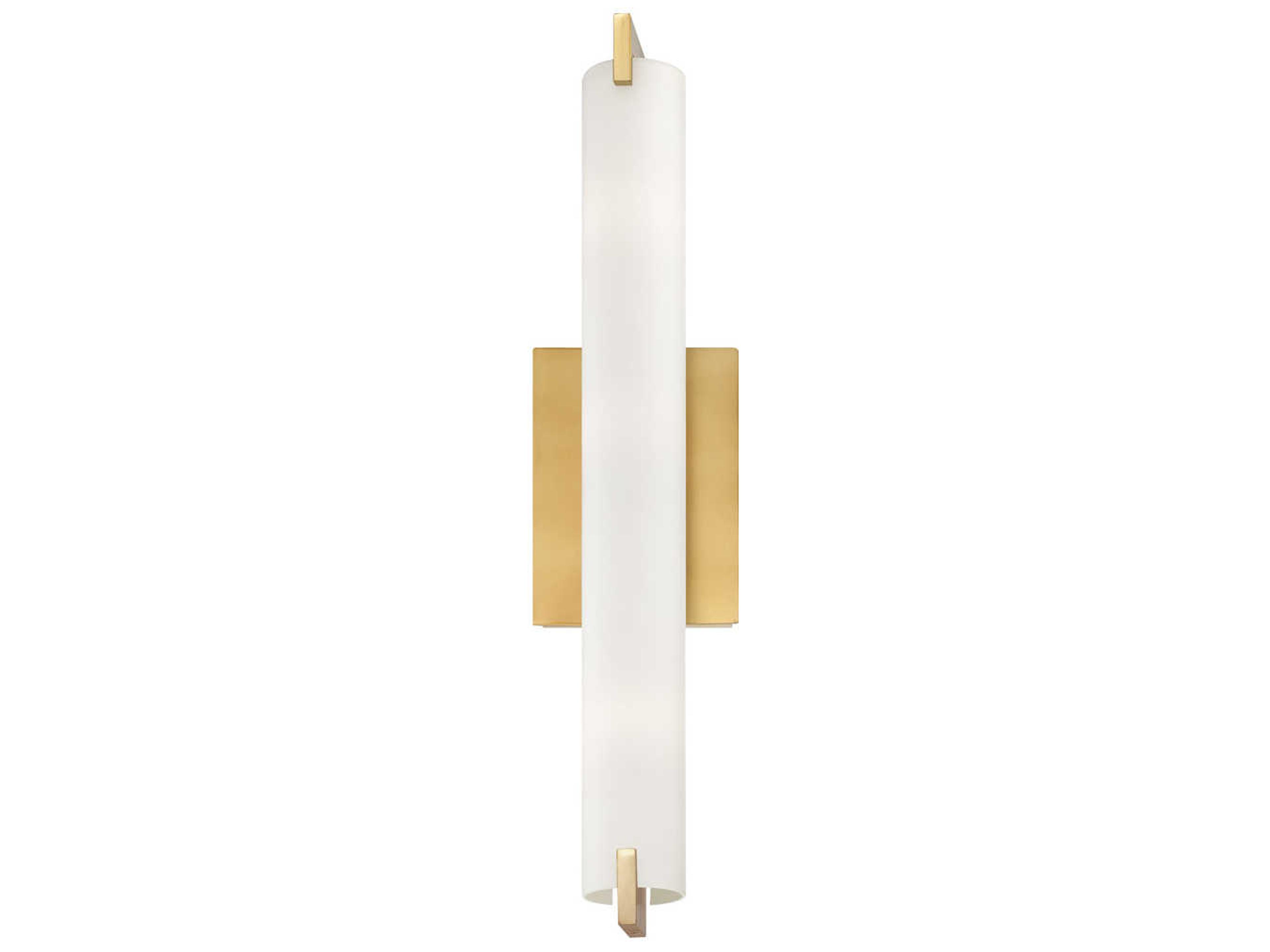 George Kovacs Tube 1-Light Honey Gold Glass LED Wall Sconce