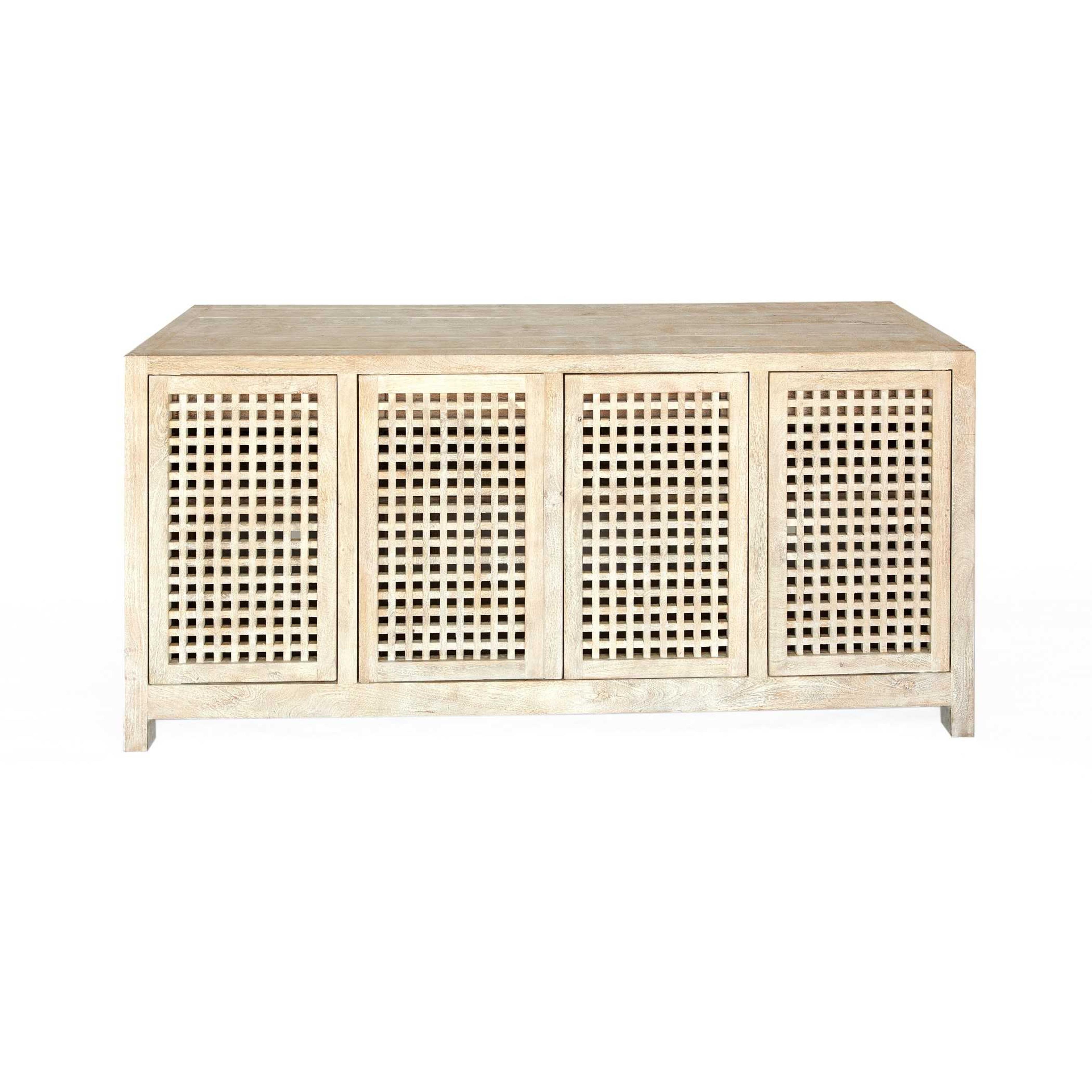 Global Views Driftwood 71" Mango Wood Sideboard
