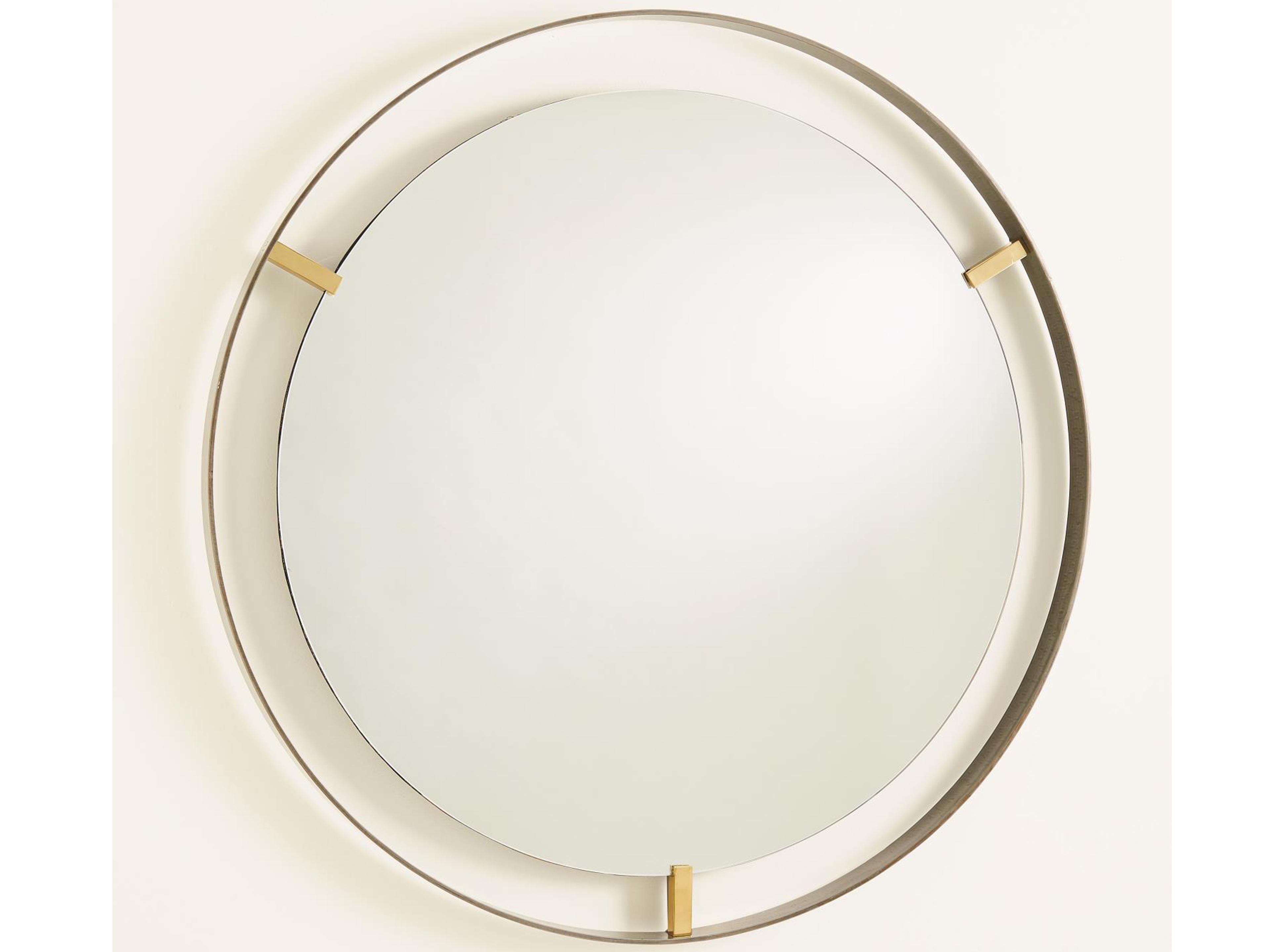 Global Views Dark Bronze Wall Mirror