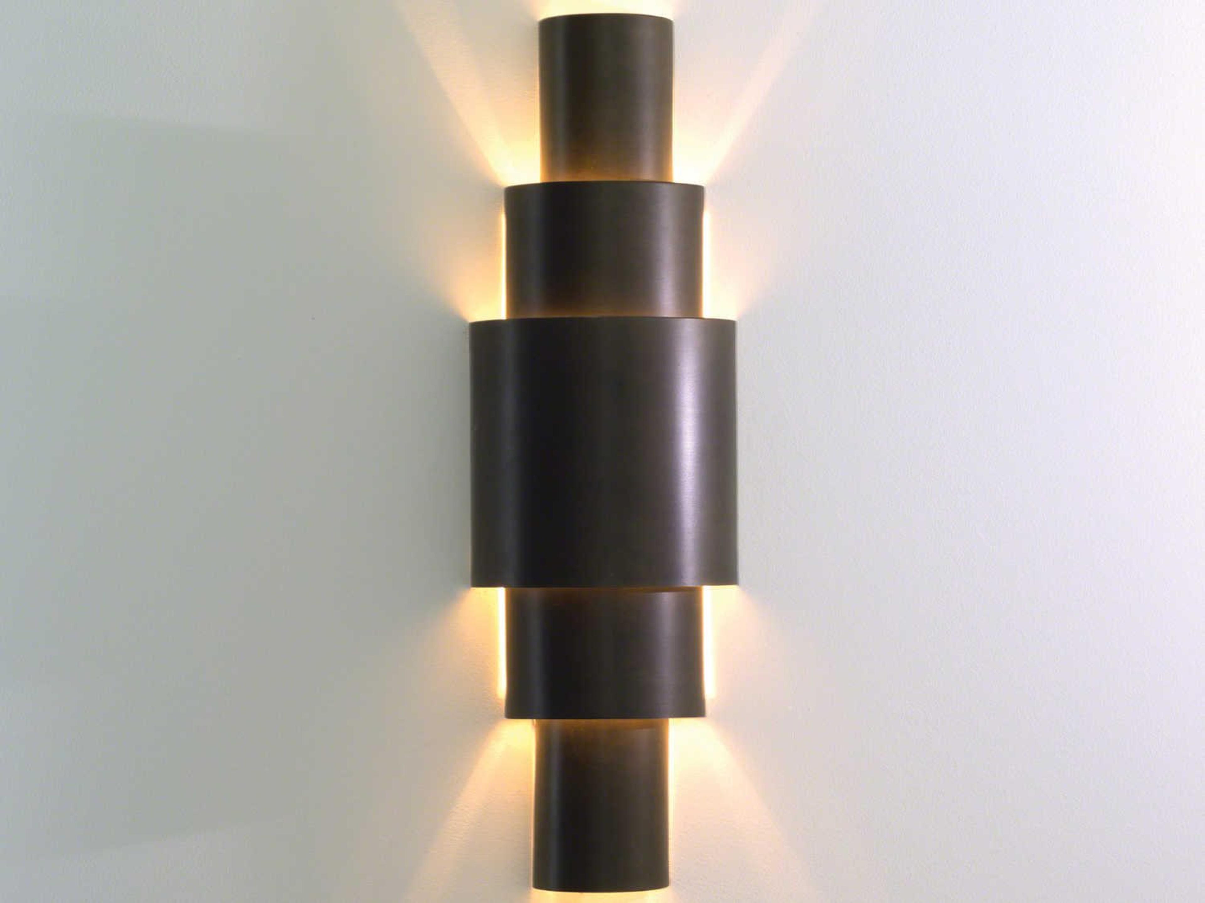 Global Views 2-Light Antique Bronze Wall Sconce