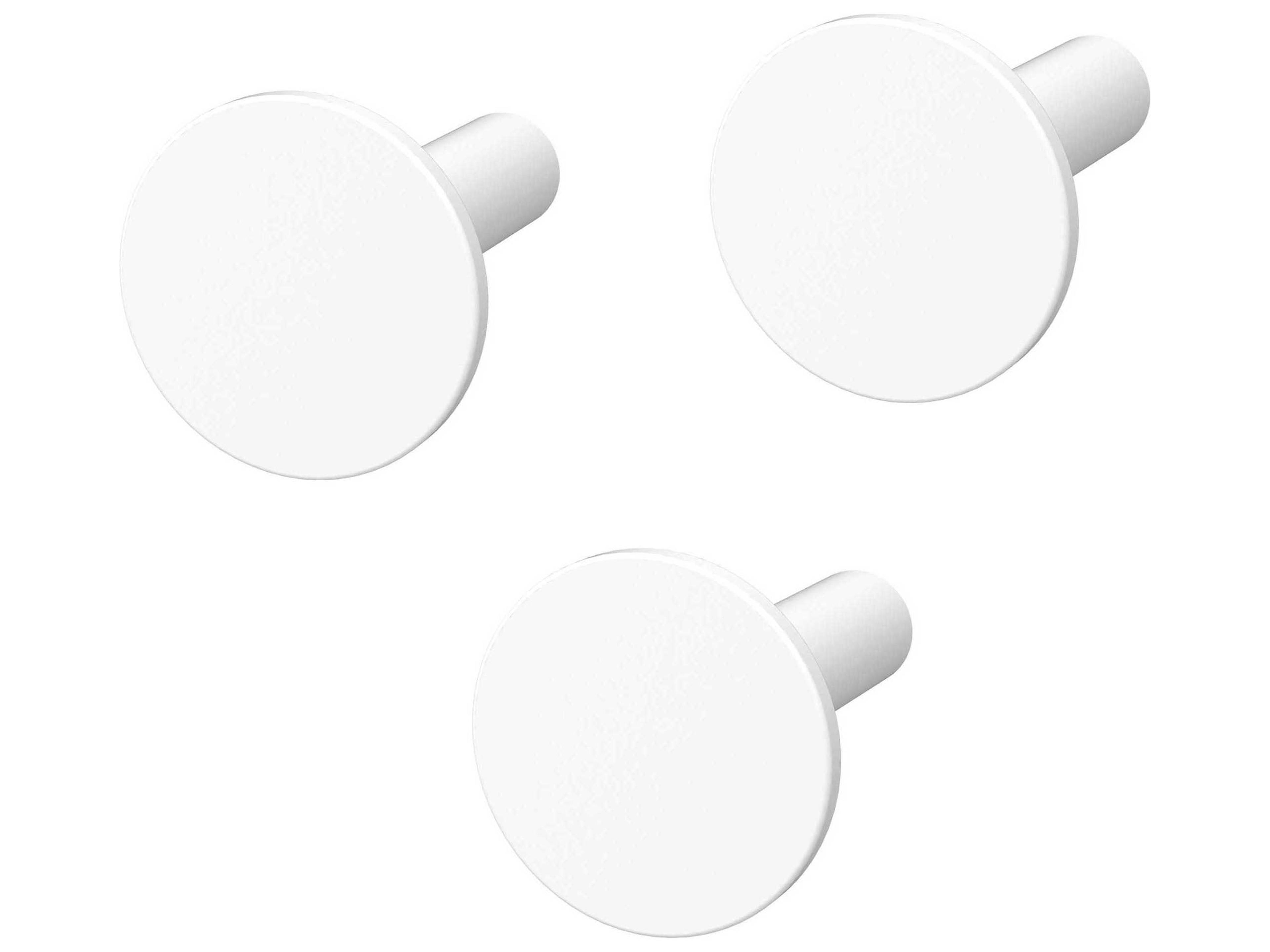 Gus* Modern Branch White Side Hook Set of 3