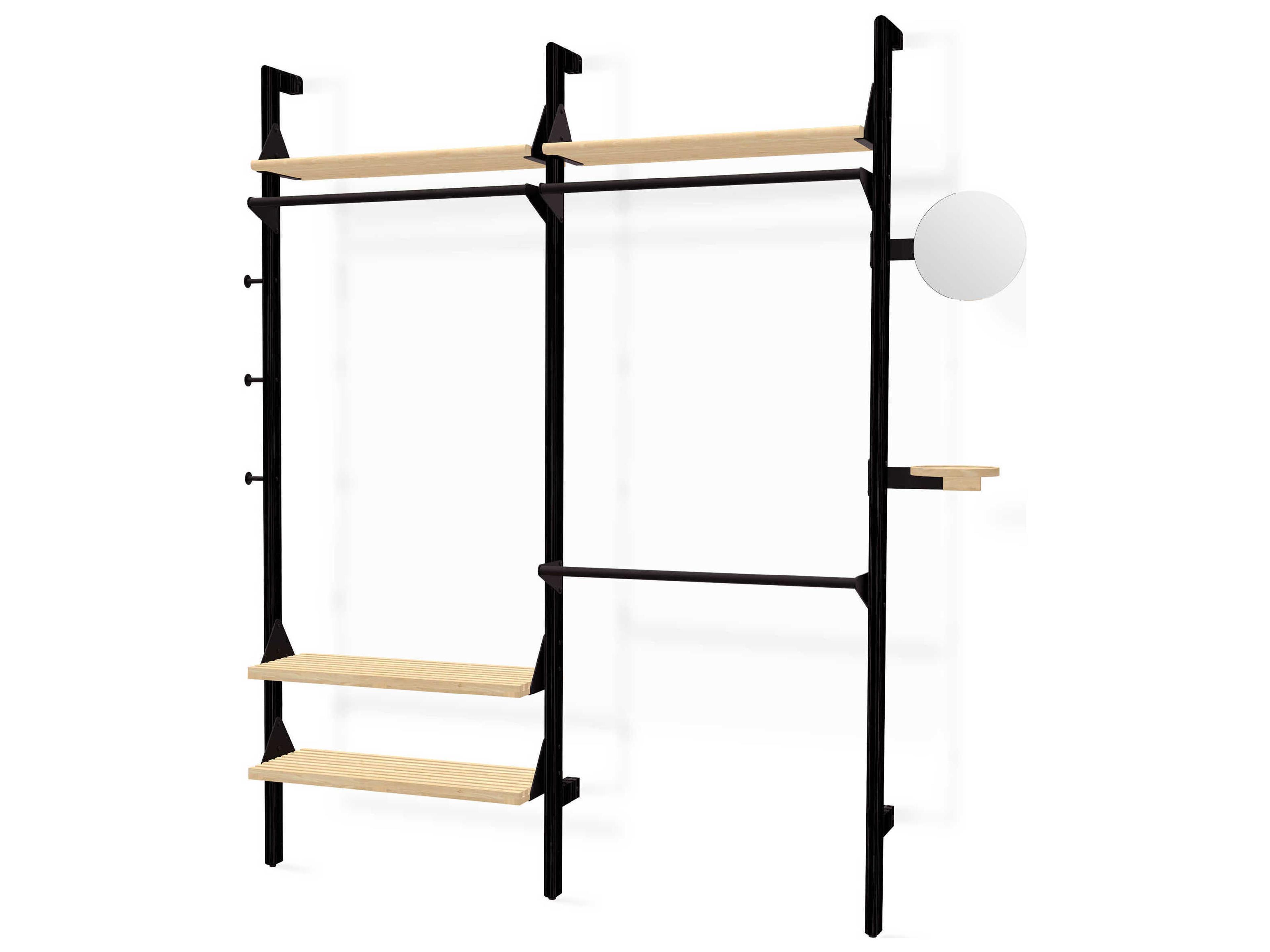 Gus* Modern Branch Ash Blonde / Ash Black Wardrobe Unit