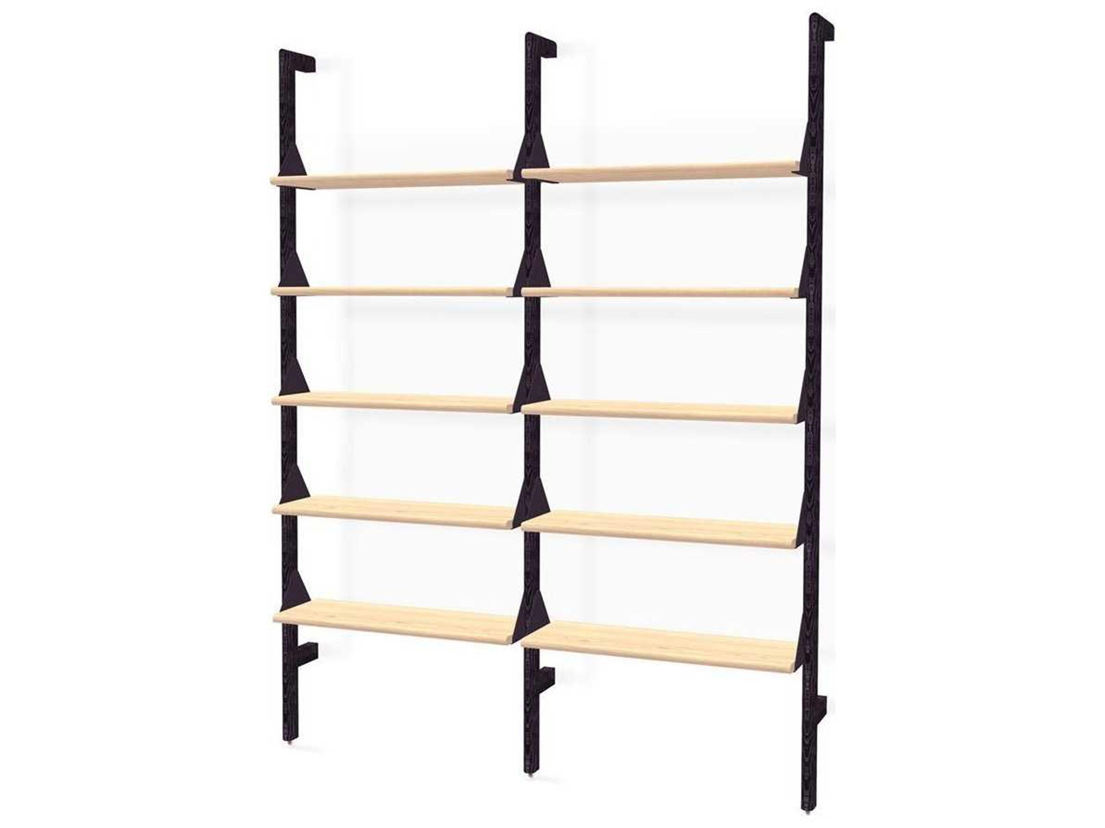 Gus* Modern Branch Ash Black Blonde Bookcase