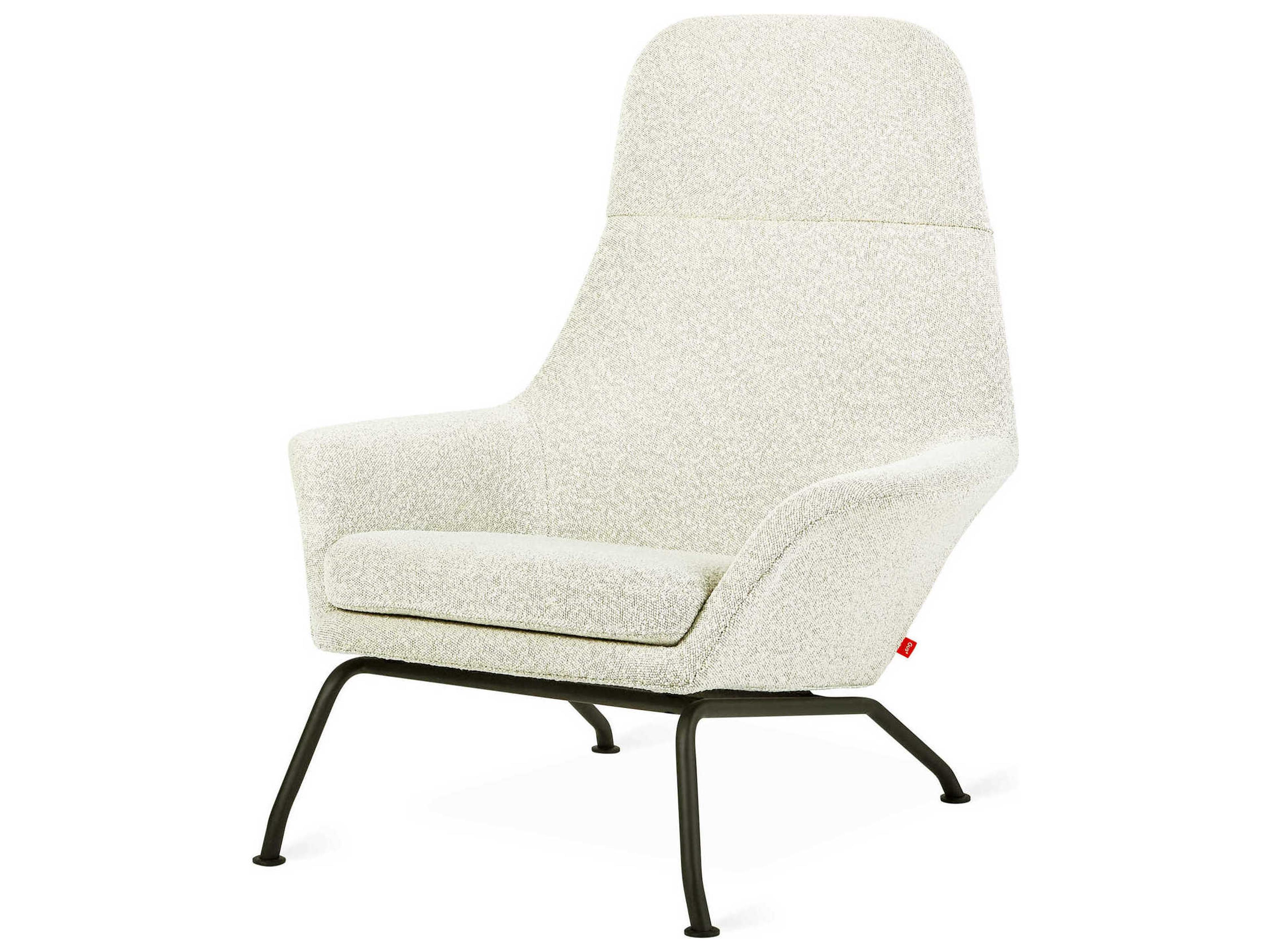 Gus* Modern Tallinn White Fabric Accent Chair