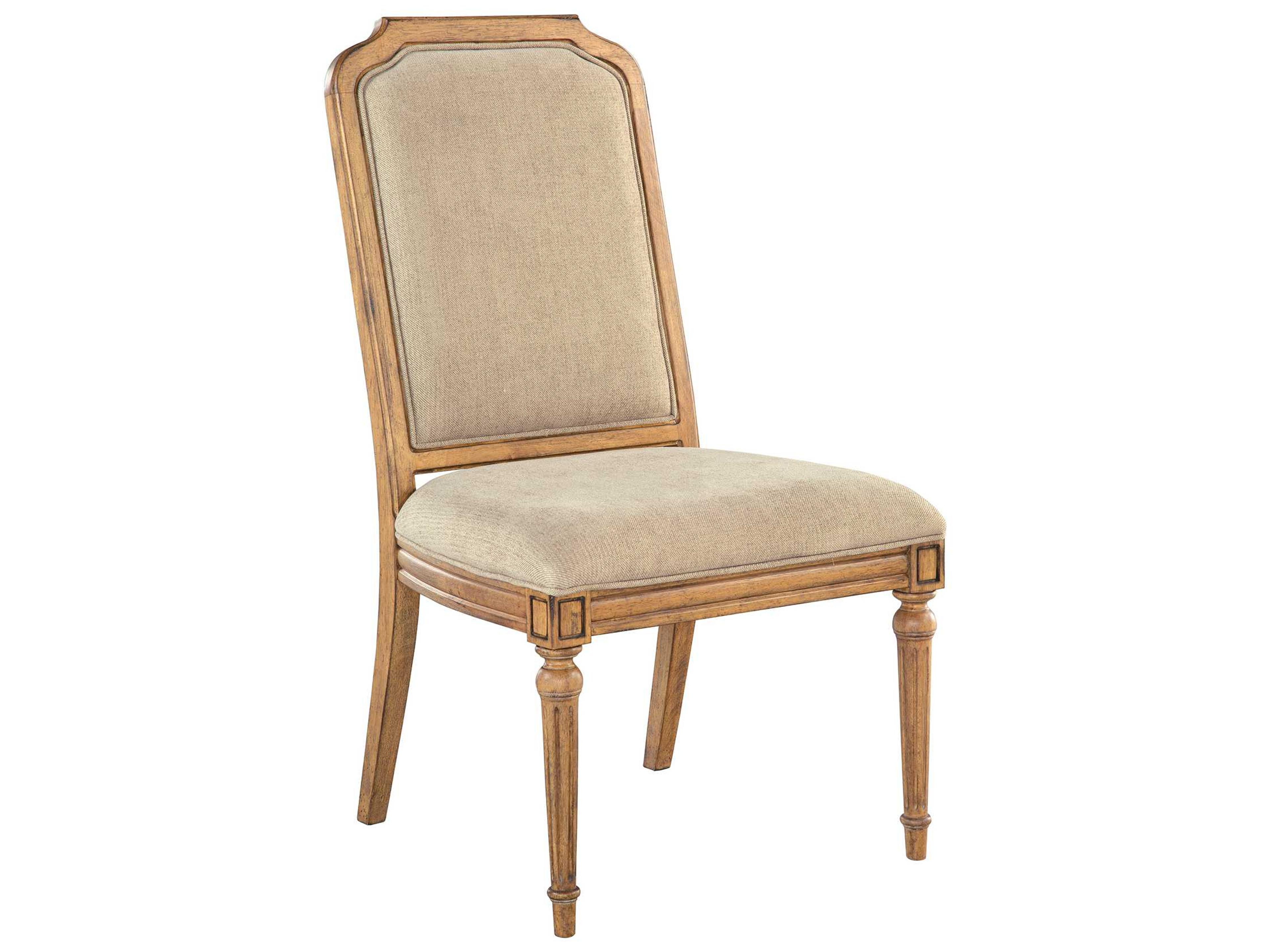 Hekman Wellington Hall Brown Upholstered Side Dining Chair