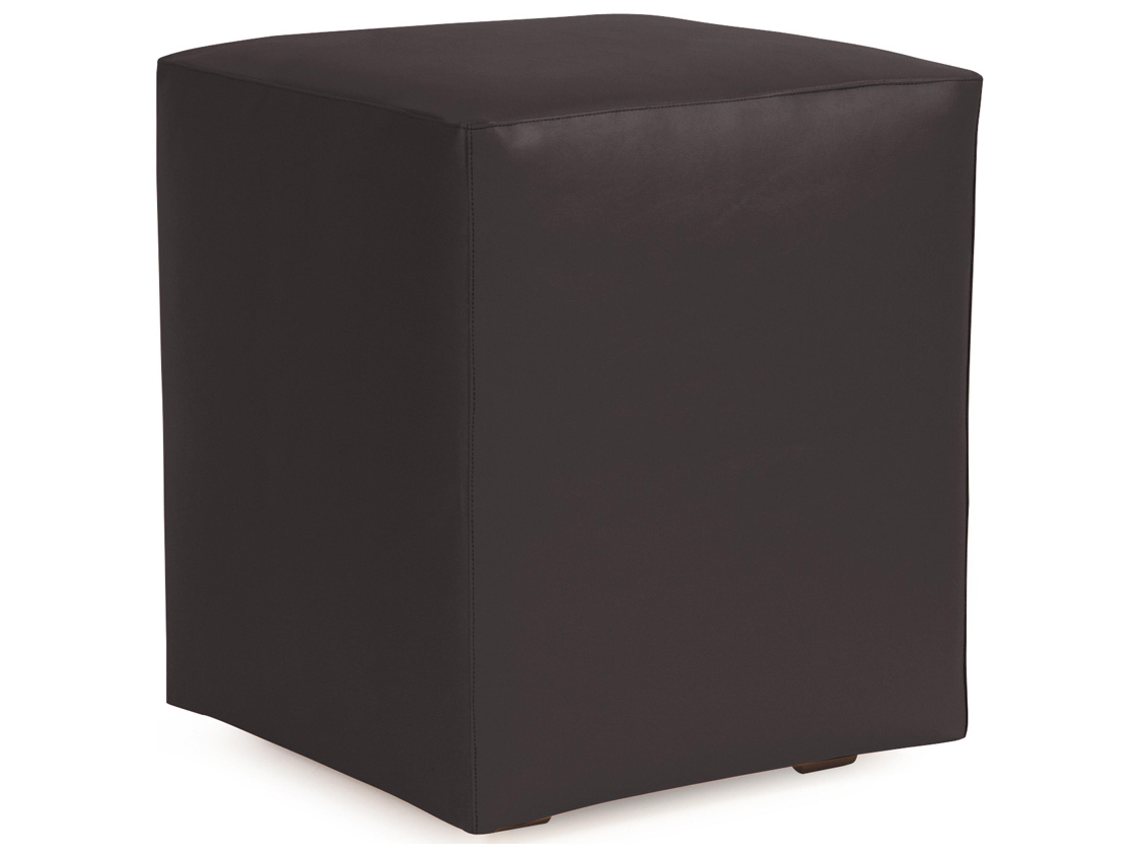 Howard Elliott Outdoor Patio Atlantis Black Resin Cushion Ottoman