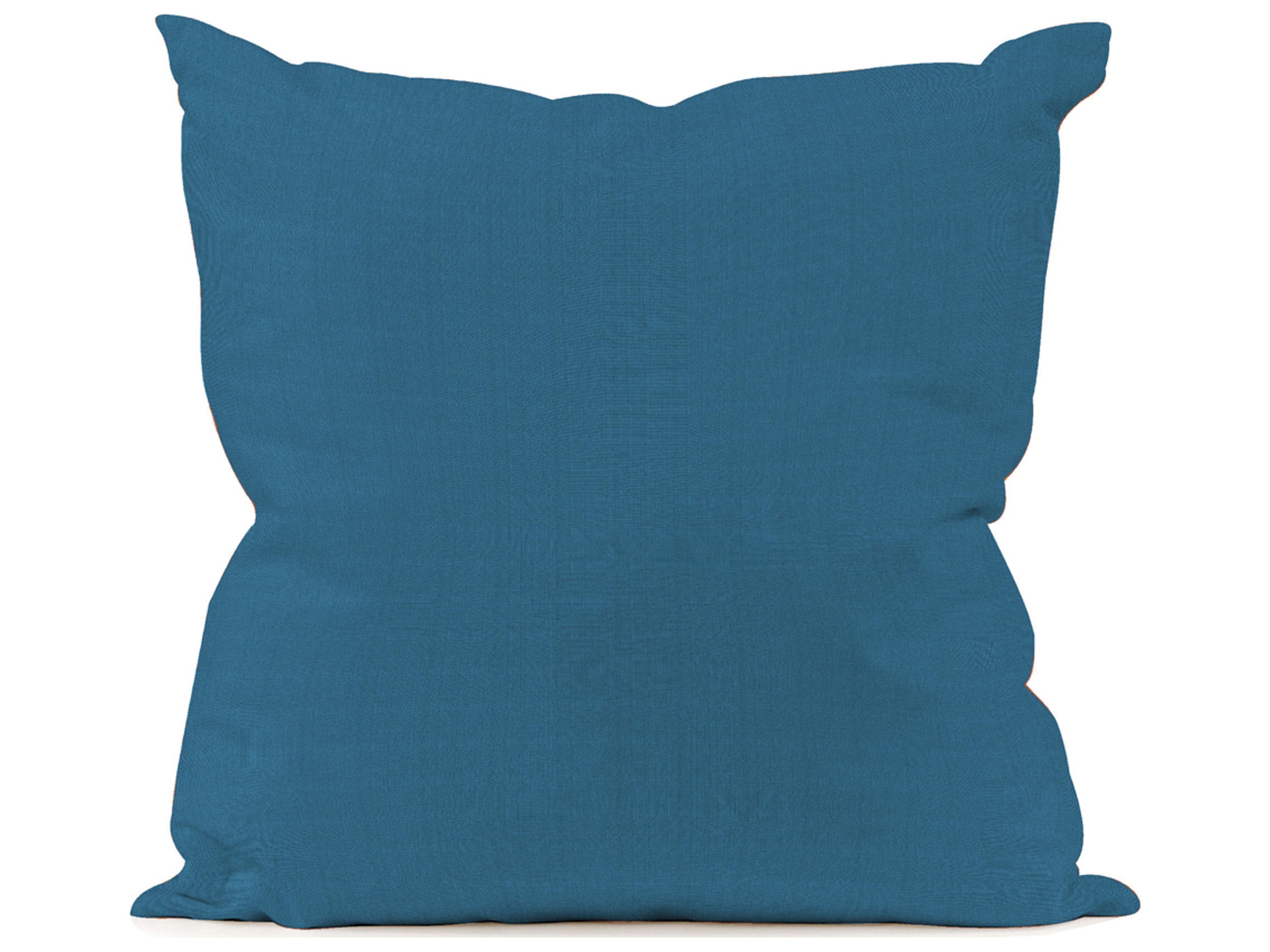 Patio Seascape Turquoise Pillow