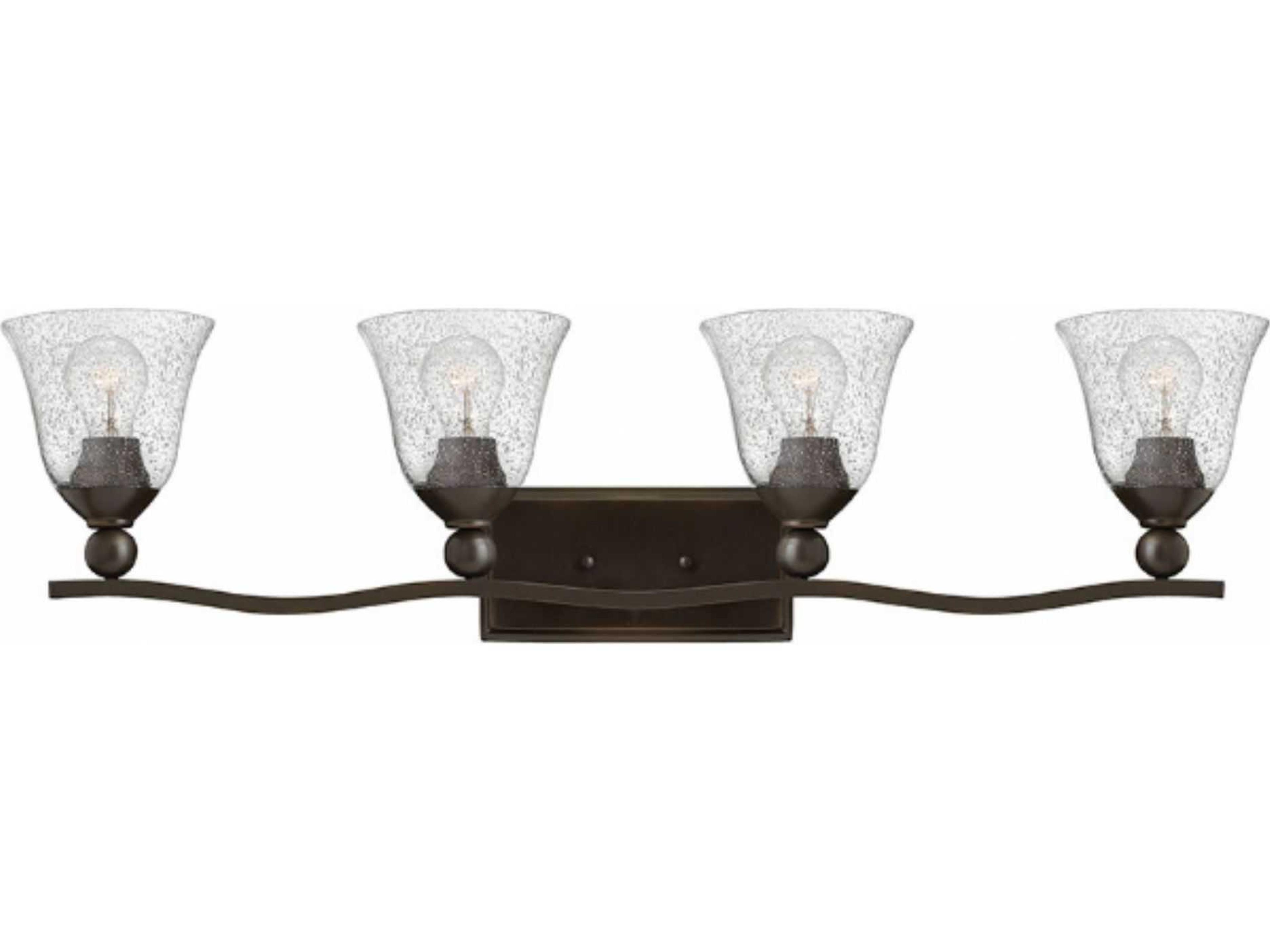 Hinkley Bolla Olde Bronze Glass Vanity Light
