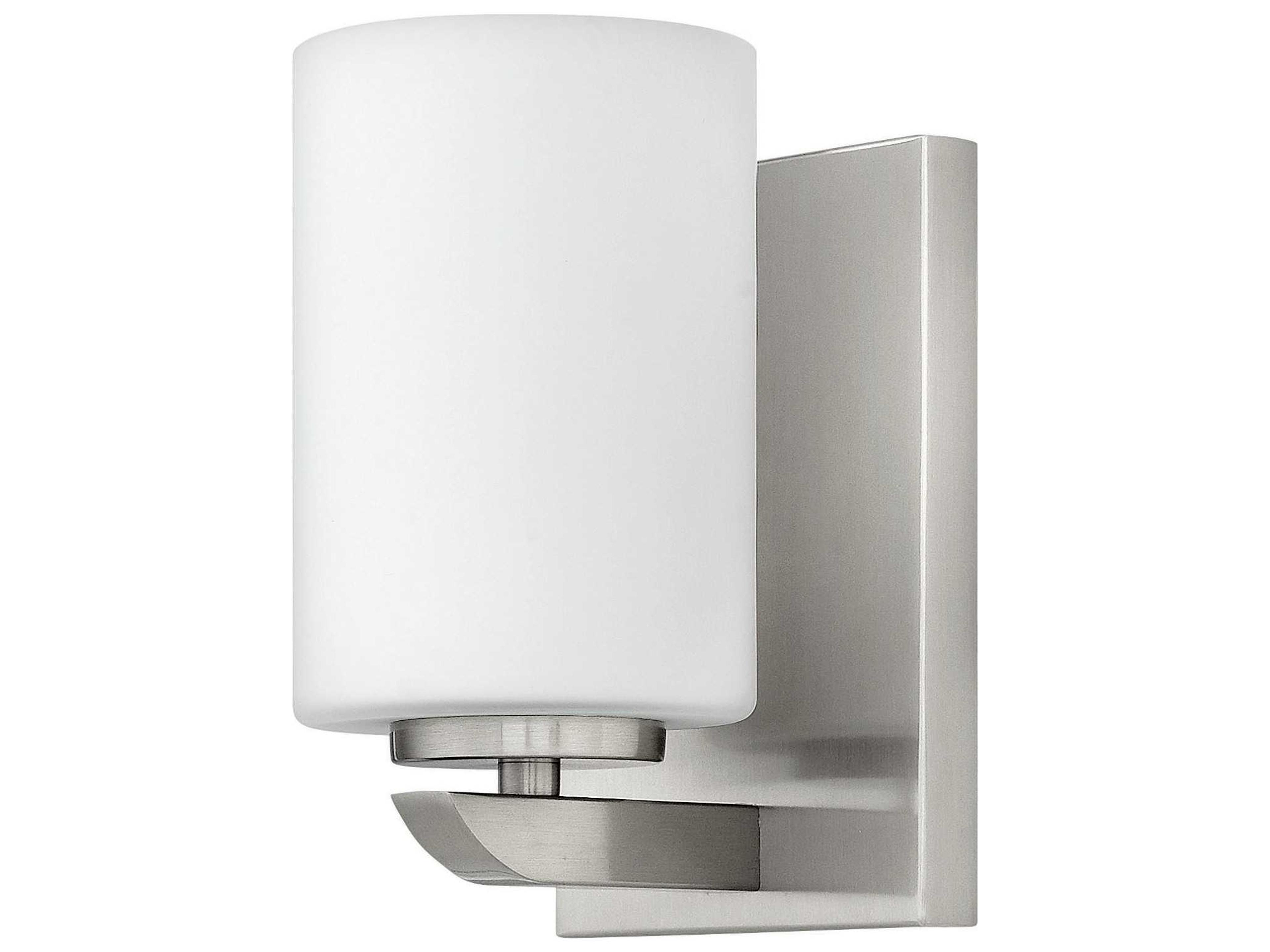 Hinkley Kyra Brushed Nickel Glass Wall Sconce