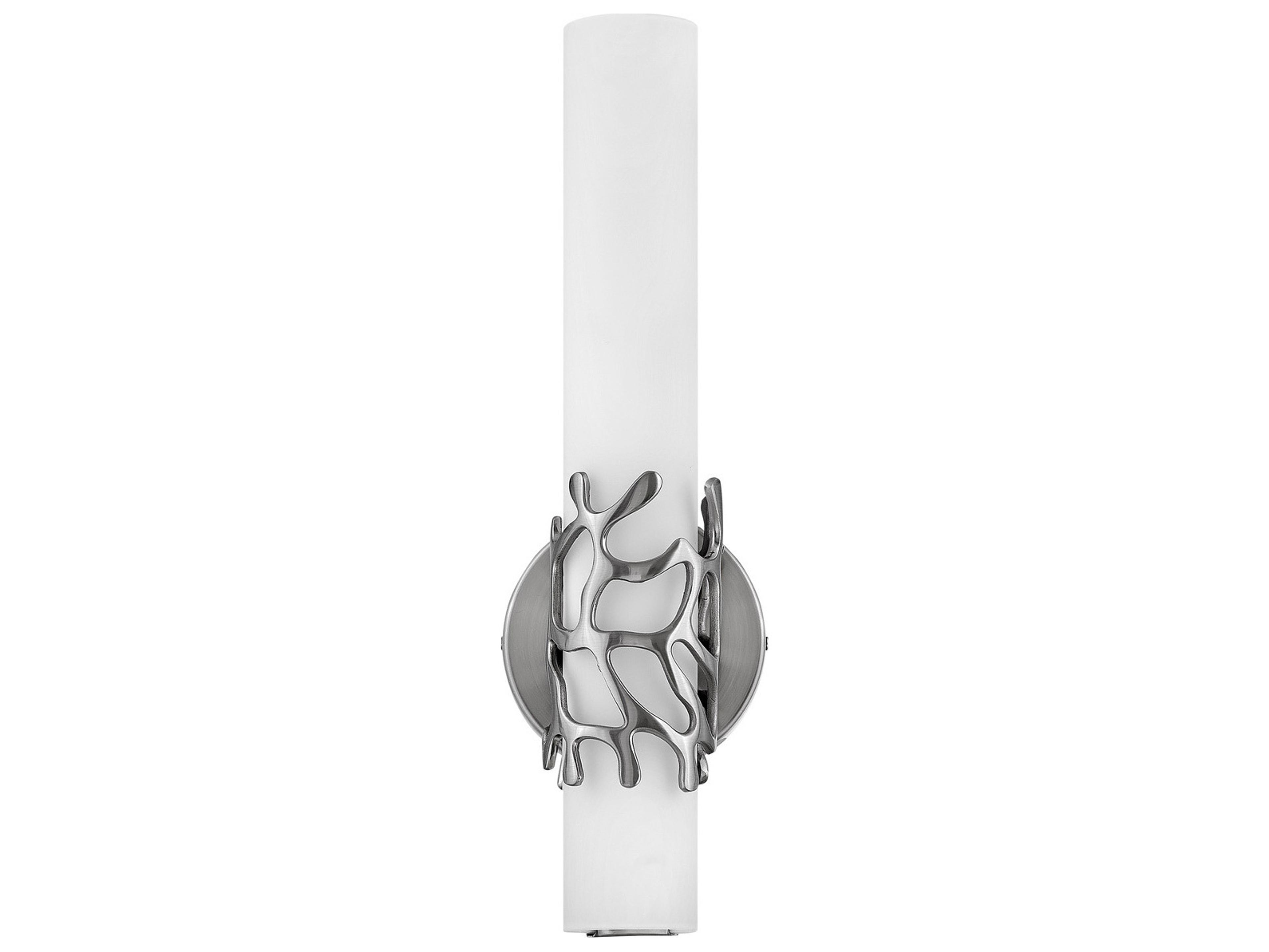 Hinkley Lyra Brushed Nickel Glass LED Wall Sconce