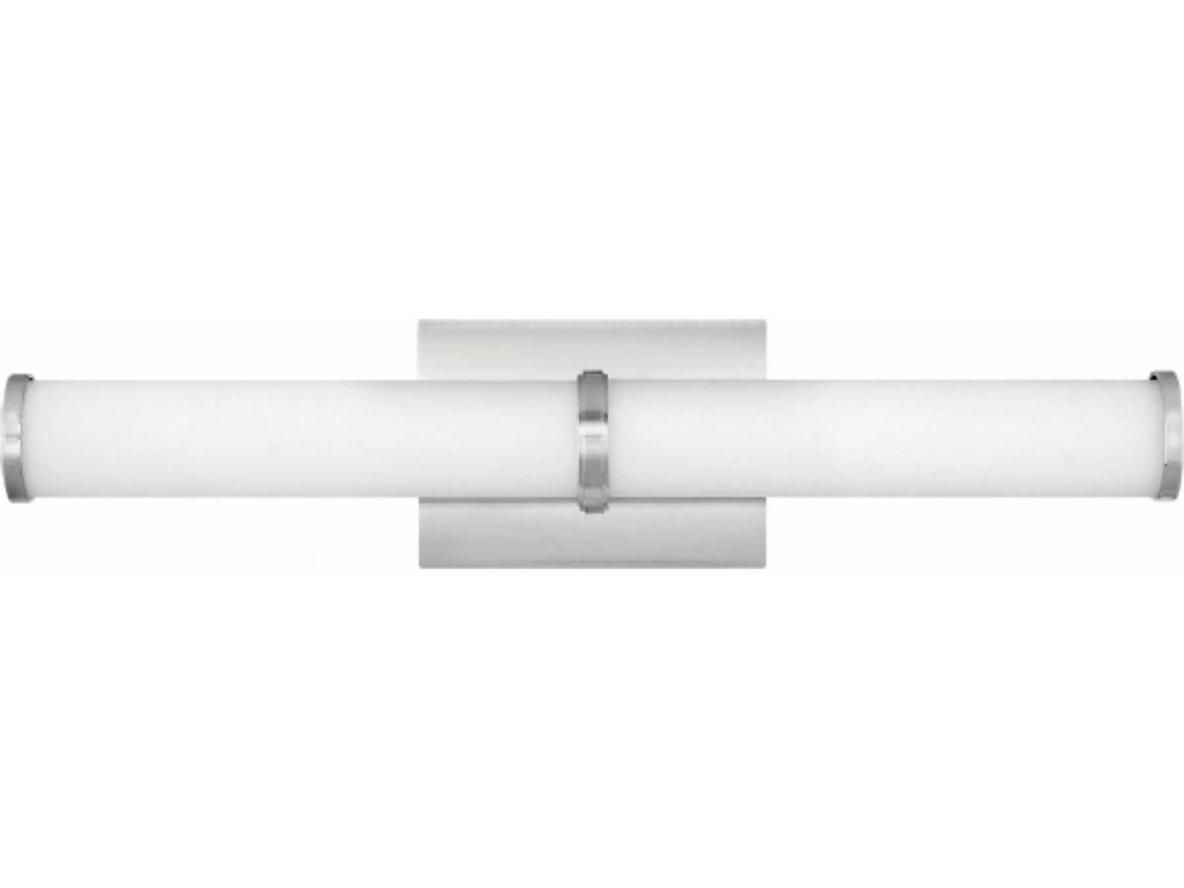 Hinkley Simi 1-Light Brushed Nickel Glass LED Vanity Light