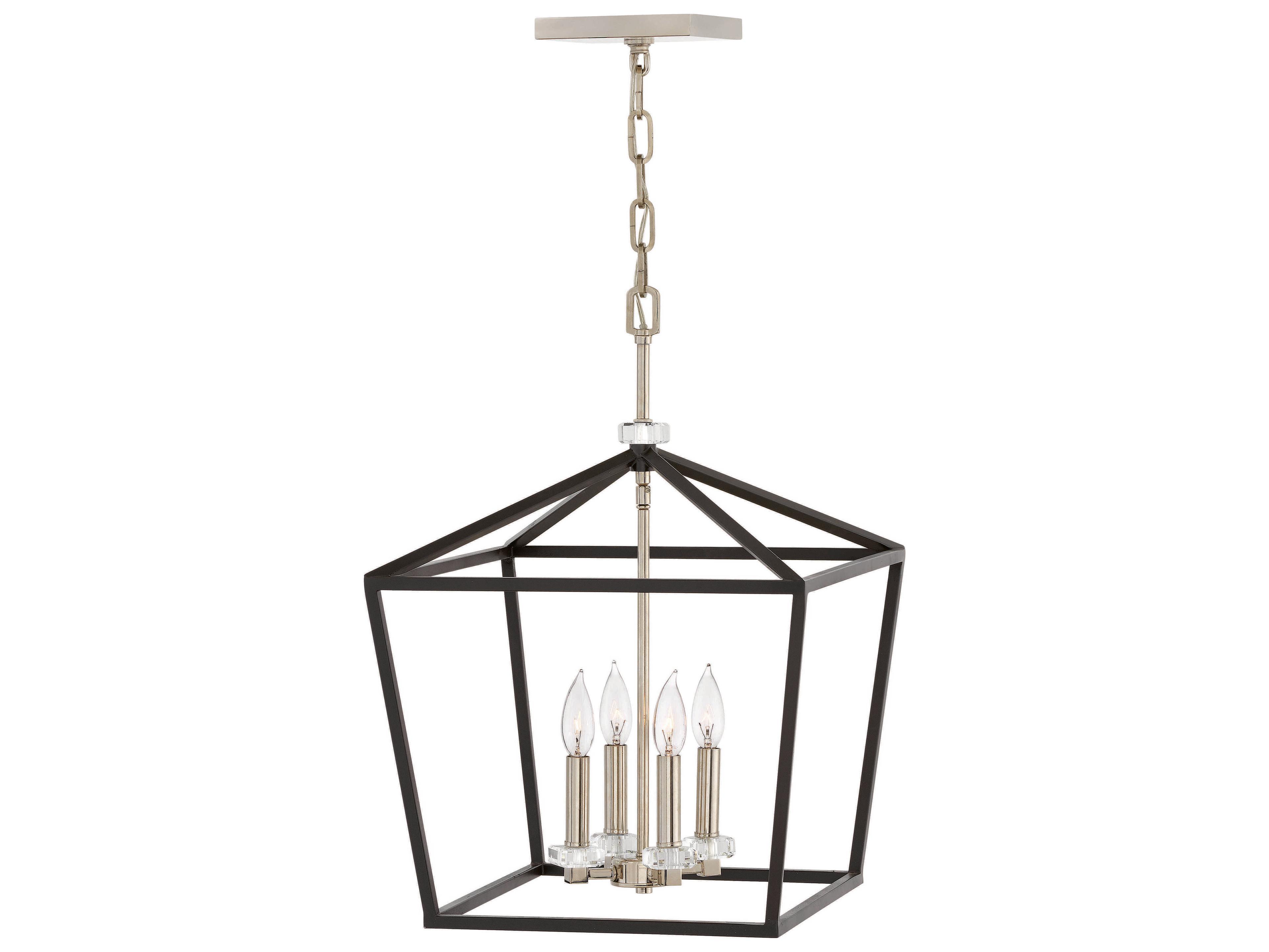 Hinkley Stinson 4-Light Black Crystal Pendant