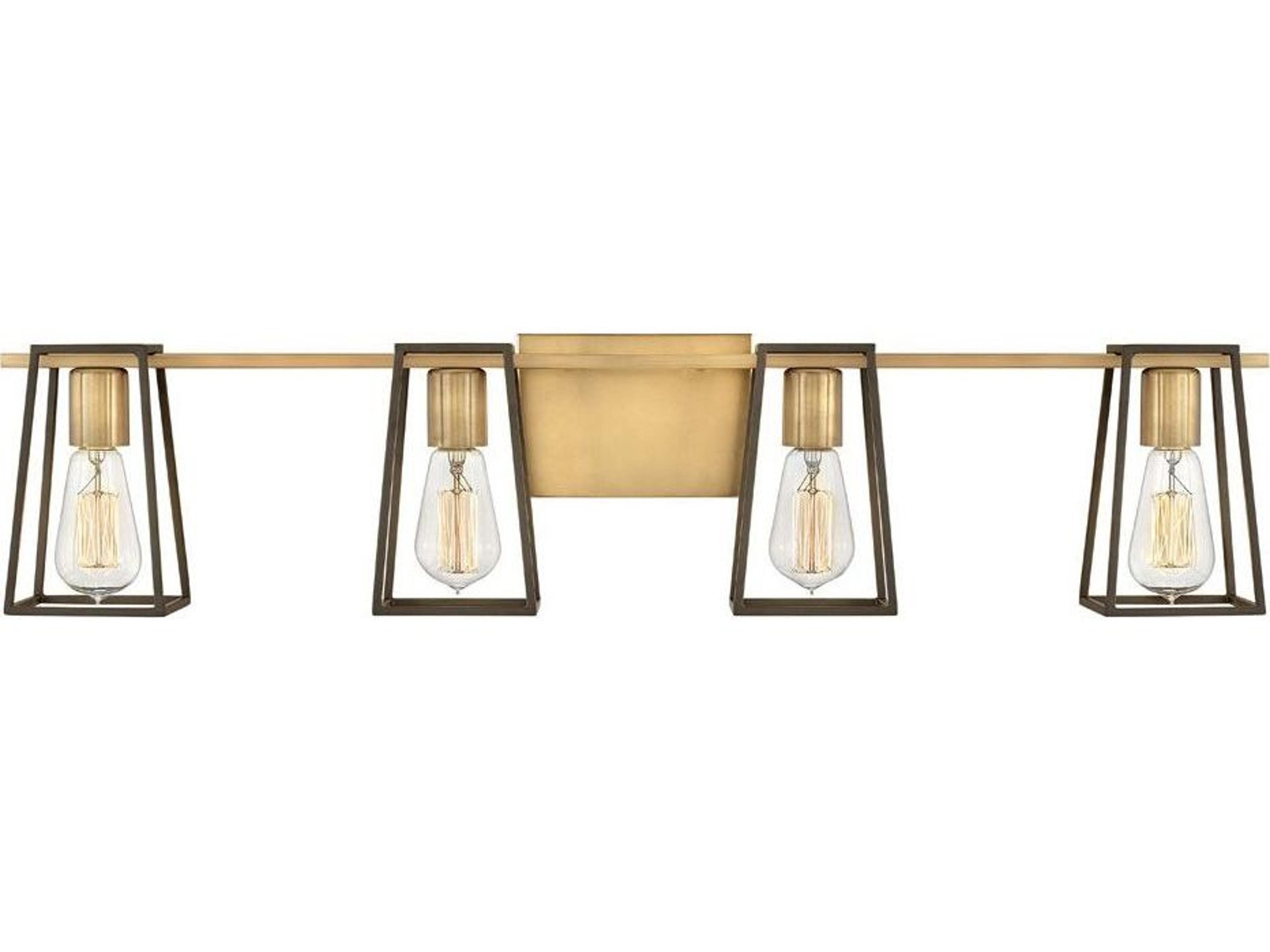 Hinkley Filmore 4-Light Heritage Brass Bronze Vanity Light