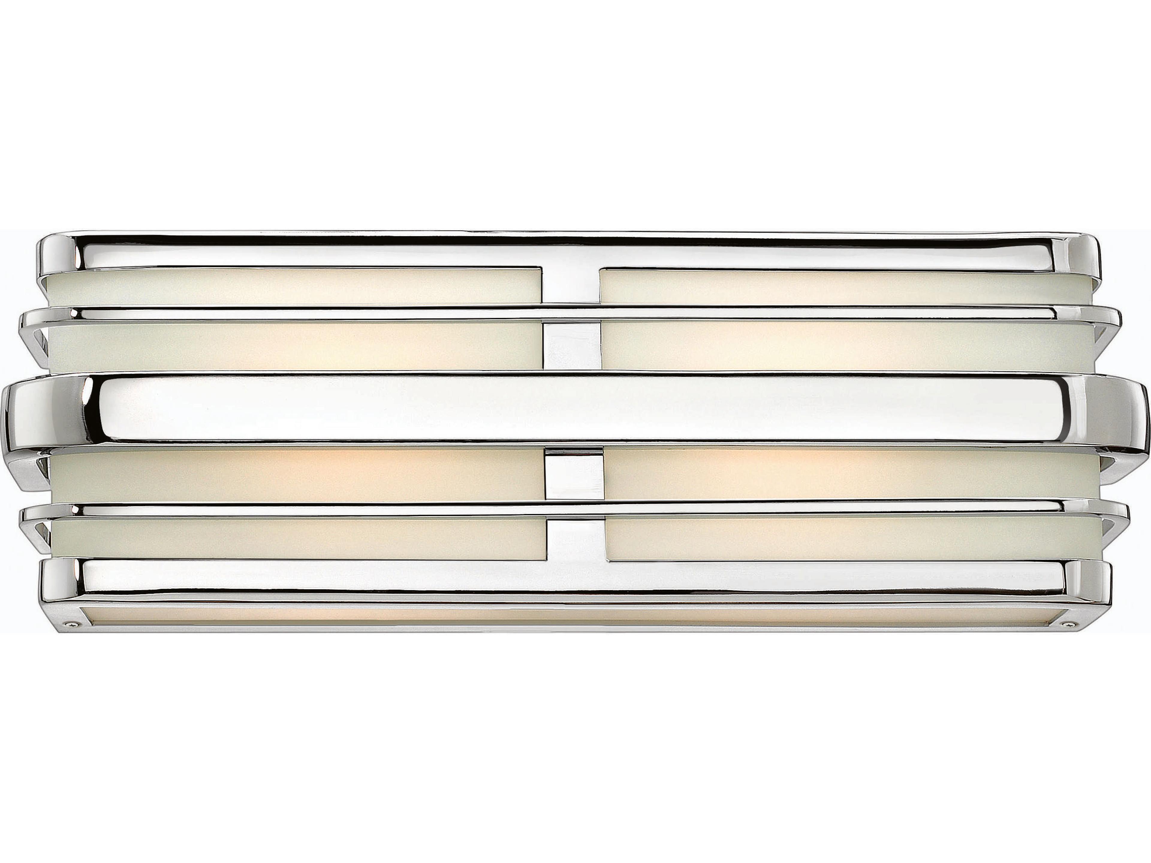 Hinkley Winton 2-Light Chrome Glass Vanity Light