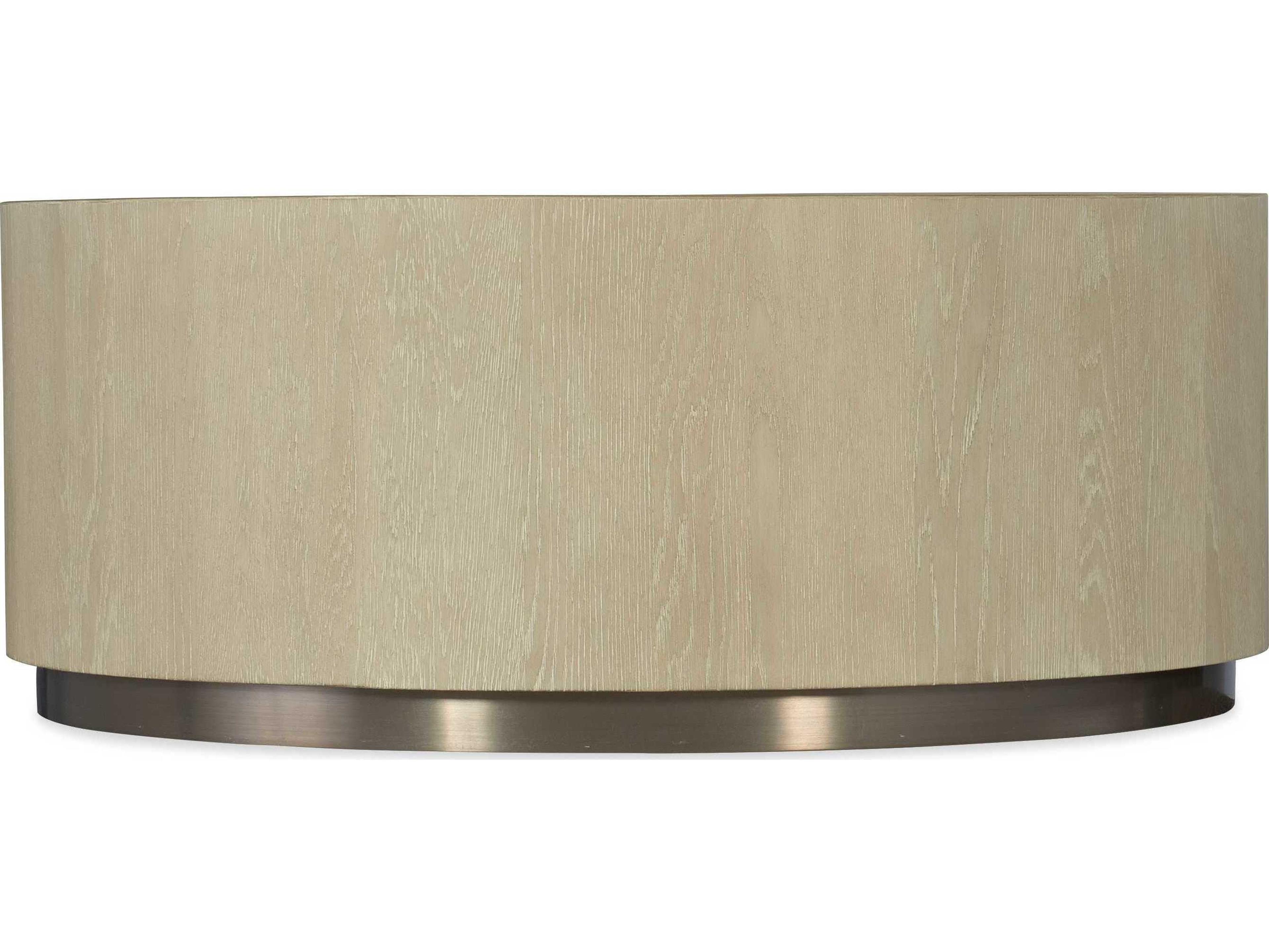 Hooker Furniture Cascade Round Wood Terrain Champagne Cocktail Table