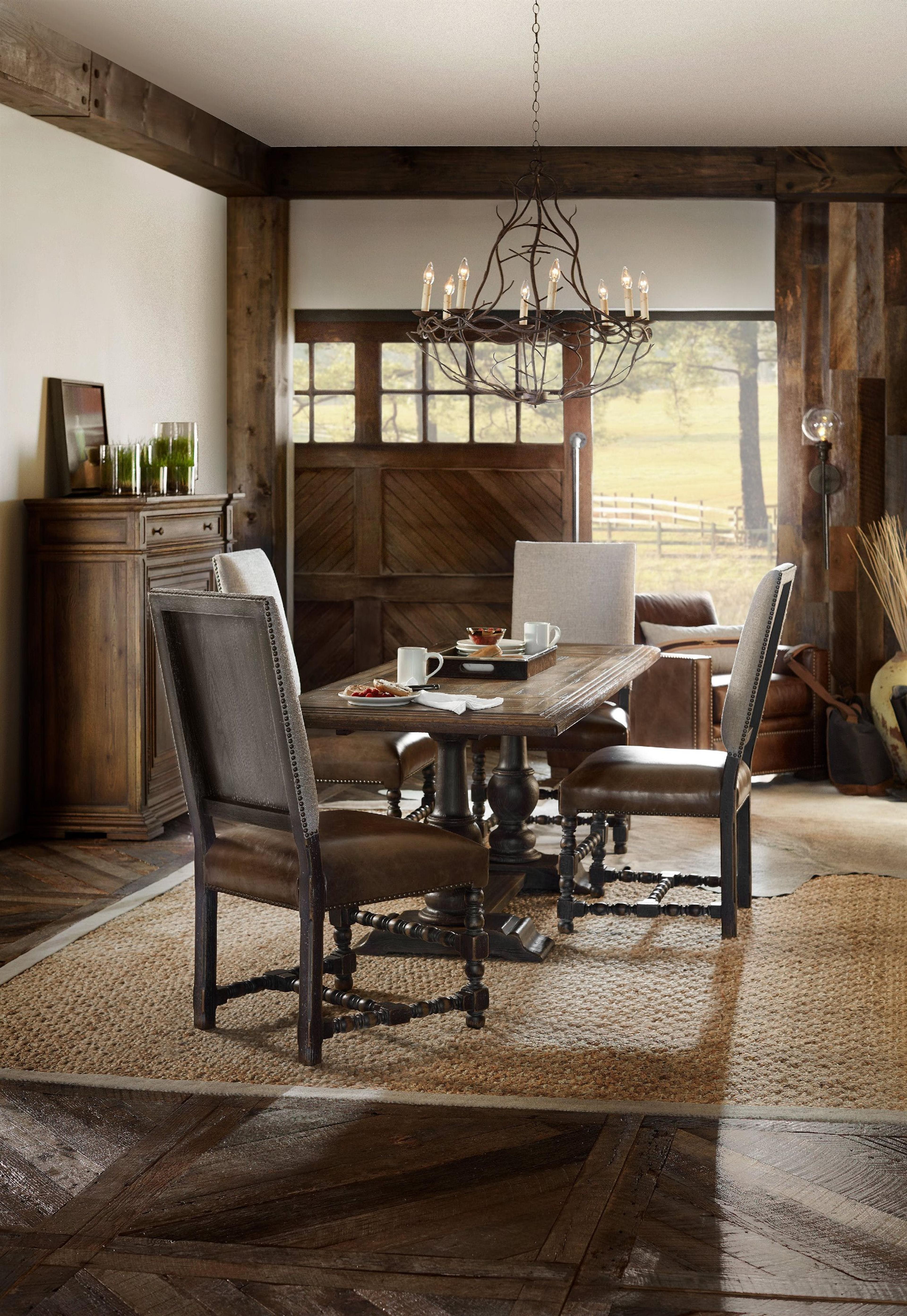 Hooker Furniture Hill Country Hardwood Dining Room Set