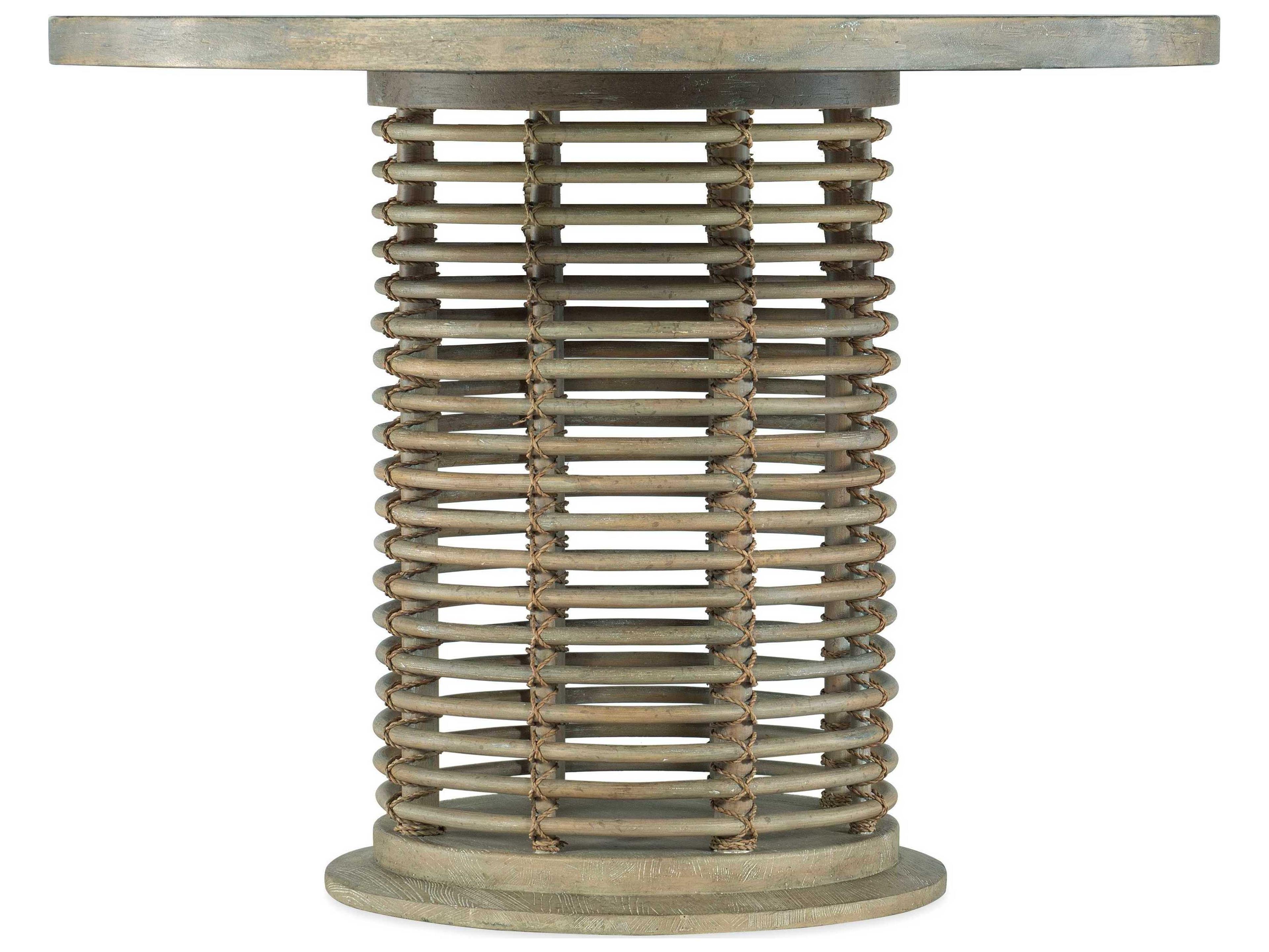 Luxecor Heritage Round Driftwood Dining Table