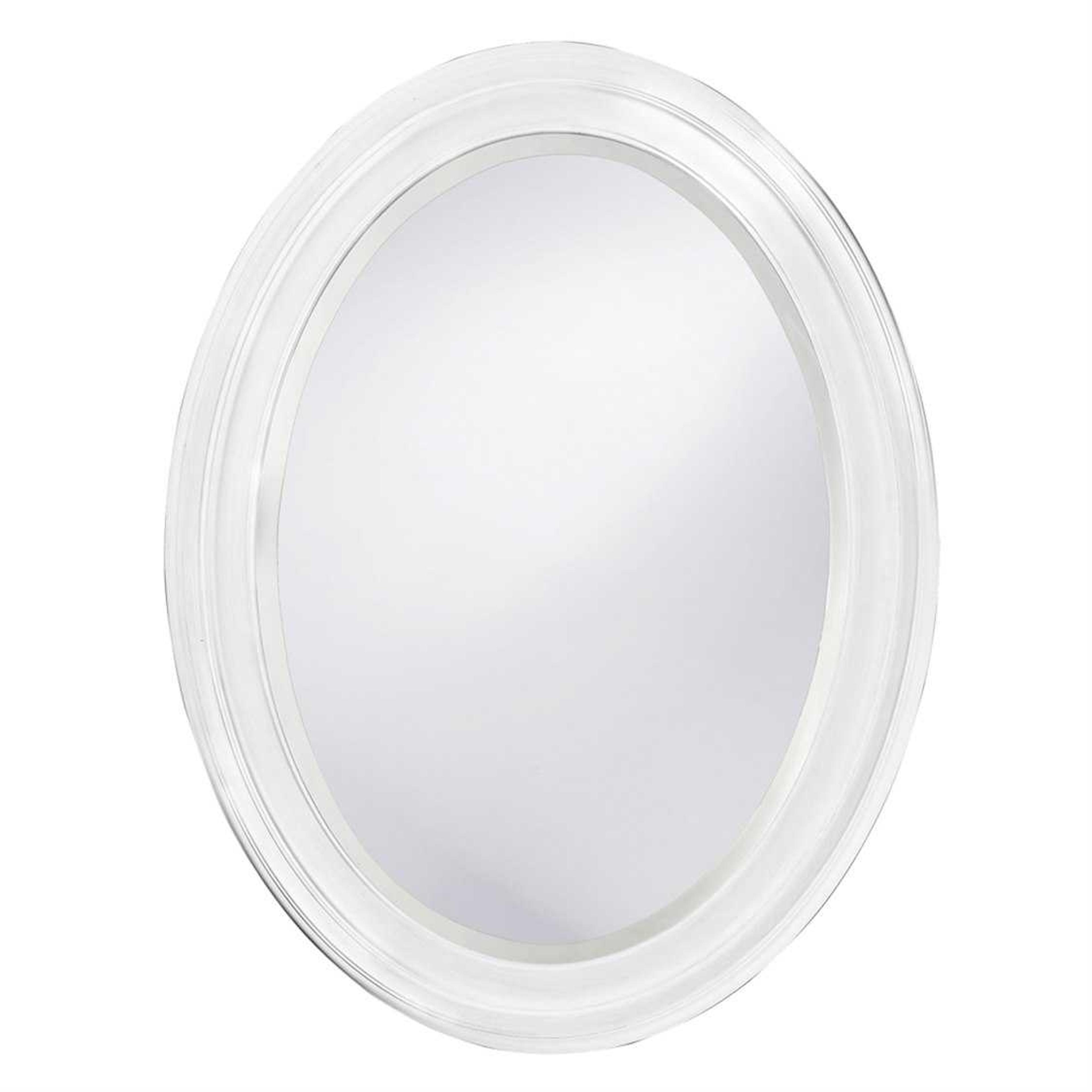 Howard Elliott George White Wall Mirror