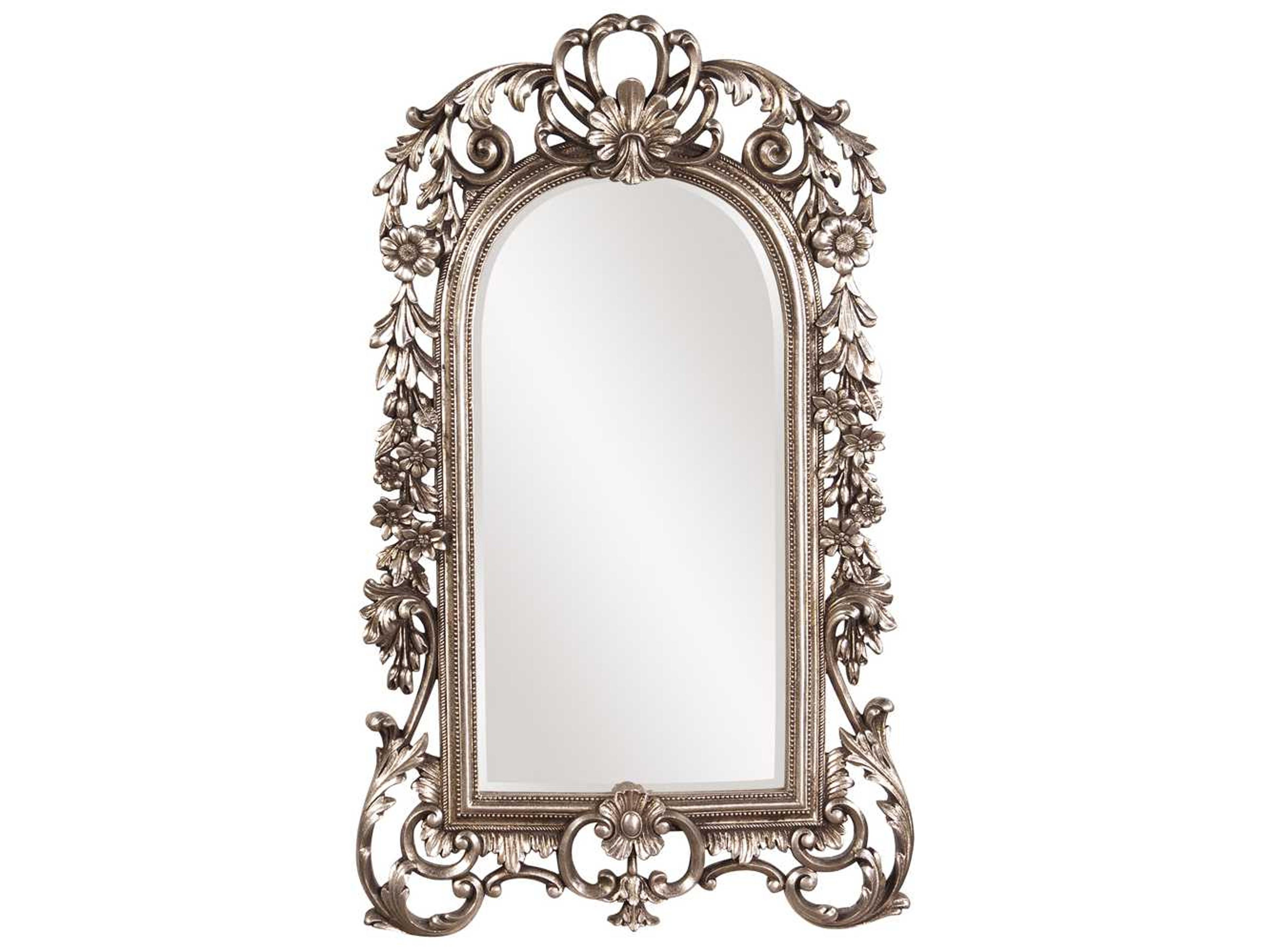 Howard Elliott Sherwood Antique Silver Wall Mirror