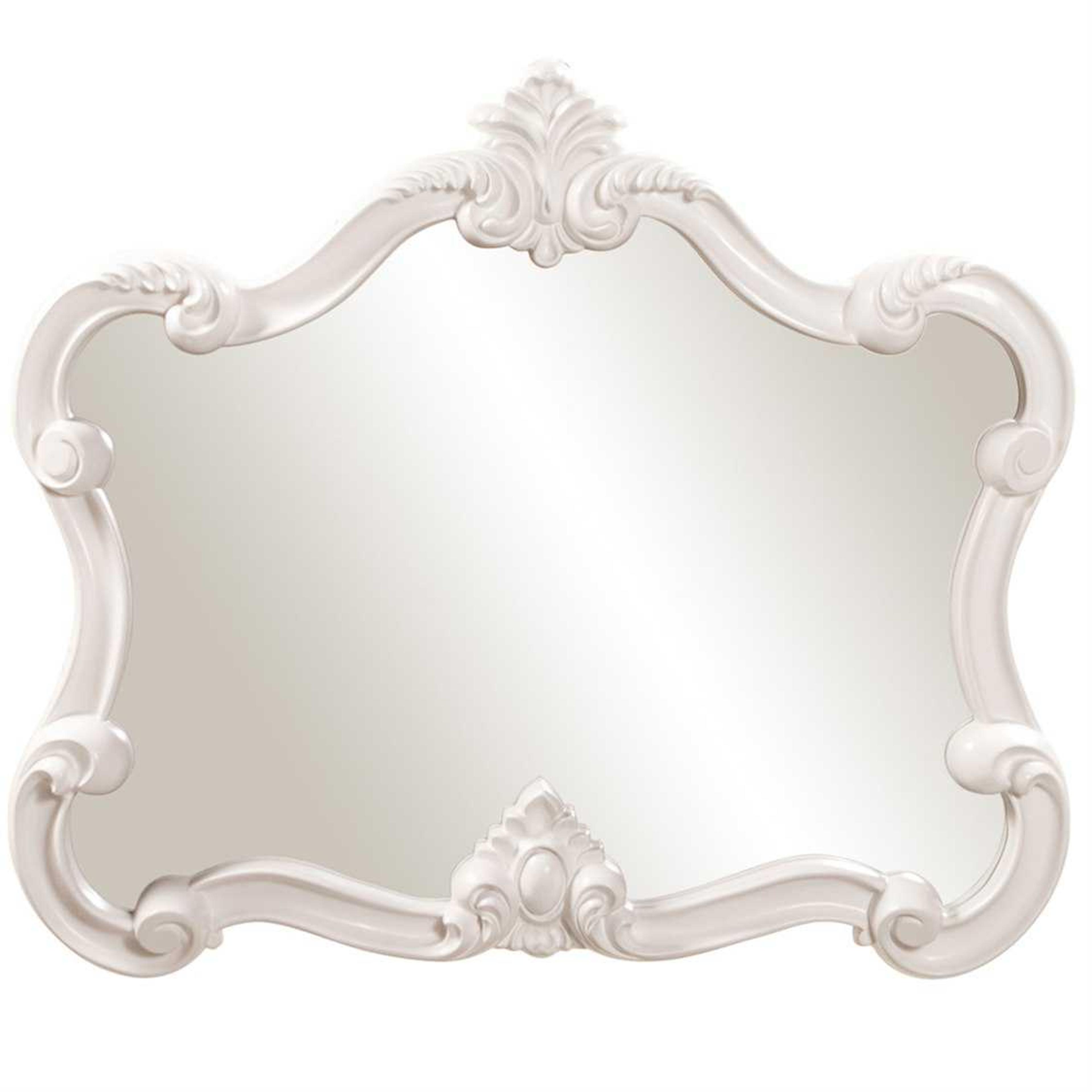 Howard Elliott Veruca White Wall Mirror