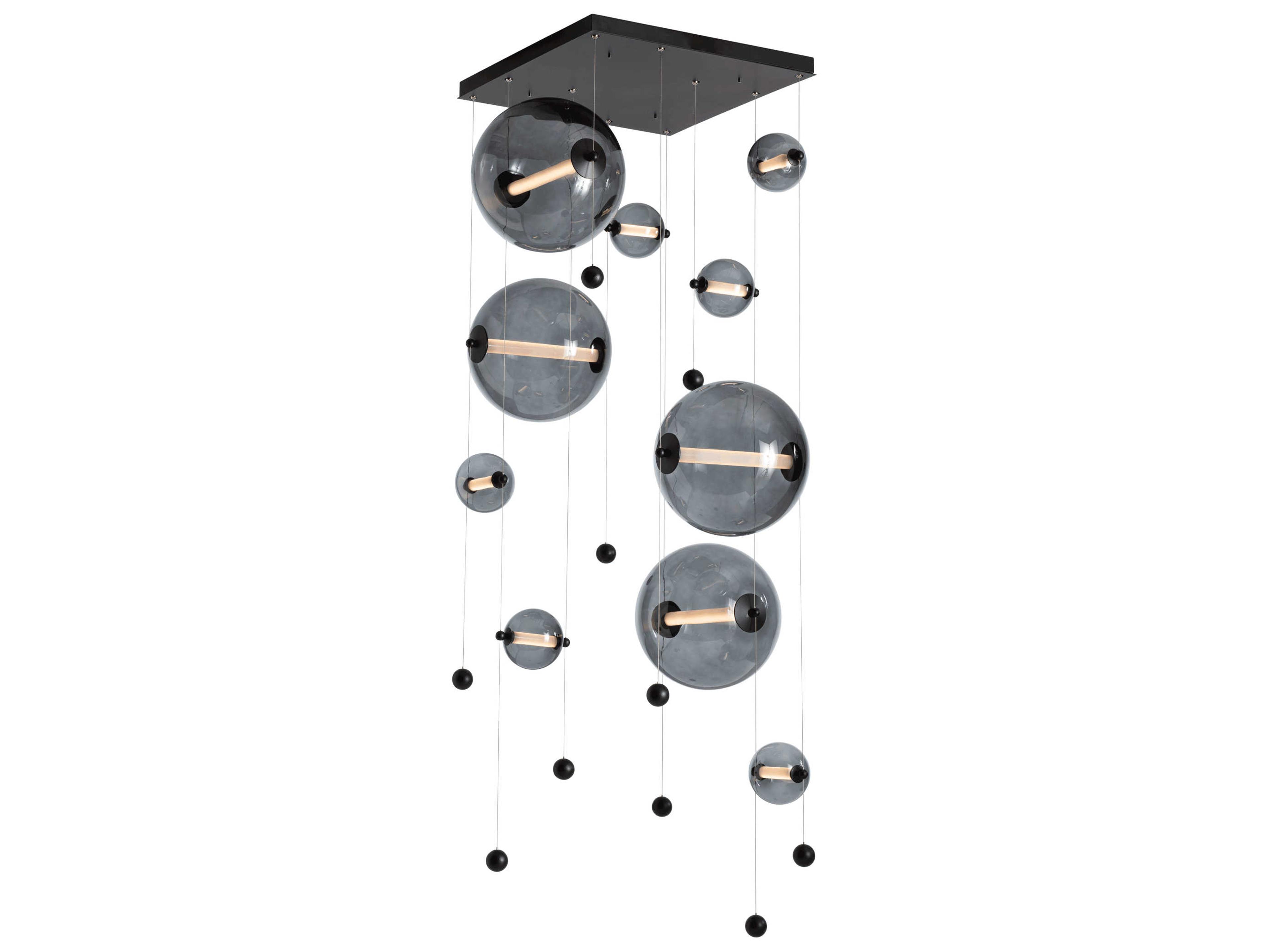 Hubbardton Forge Abacus 10-Light Glass LED Globe Pendant