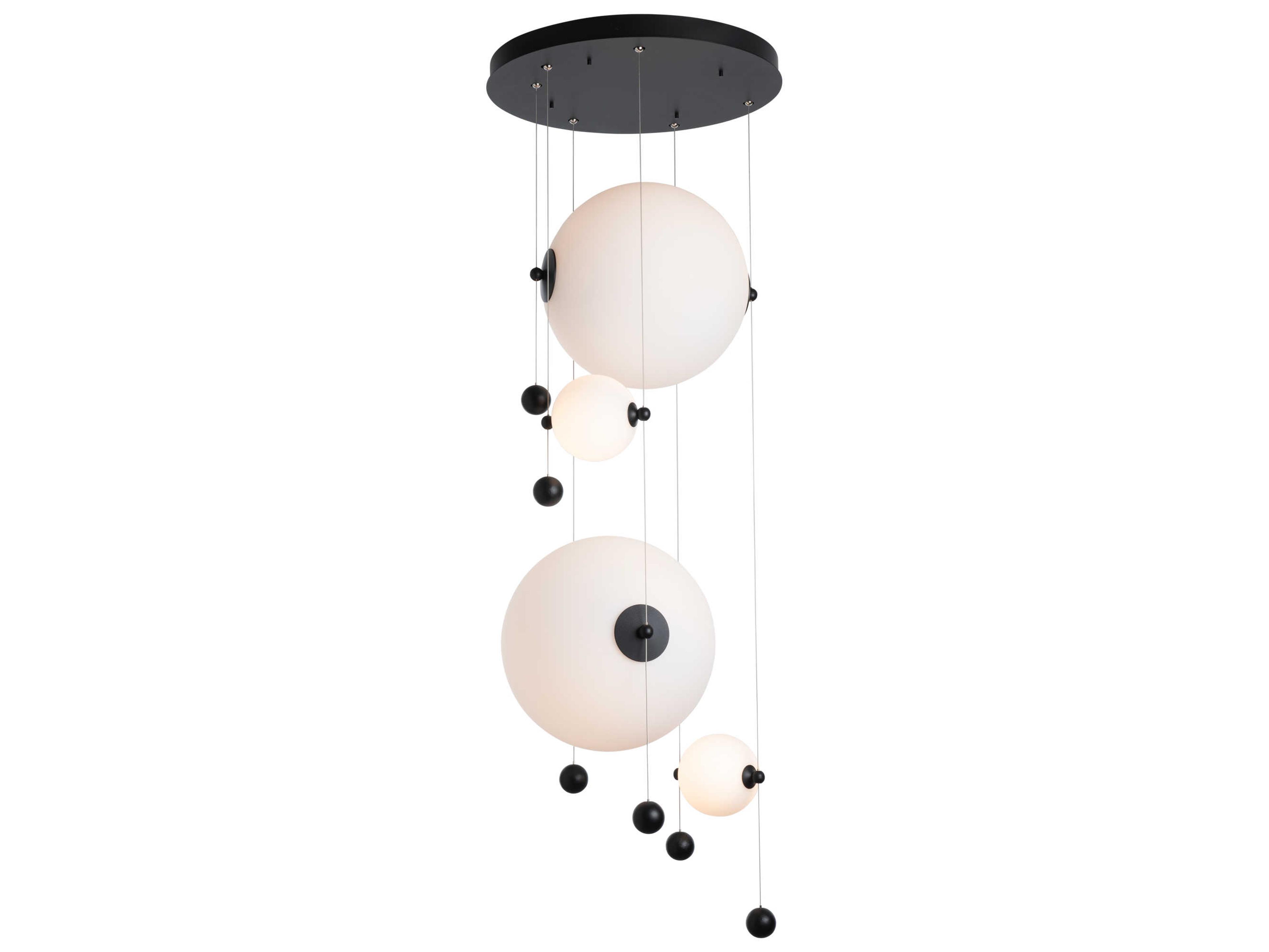 Hubbardton Forge Abacus 4-Light Glass LED Globe Pendant