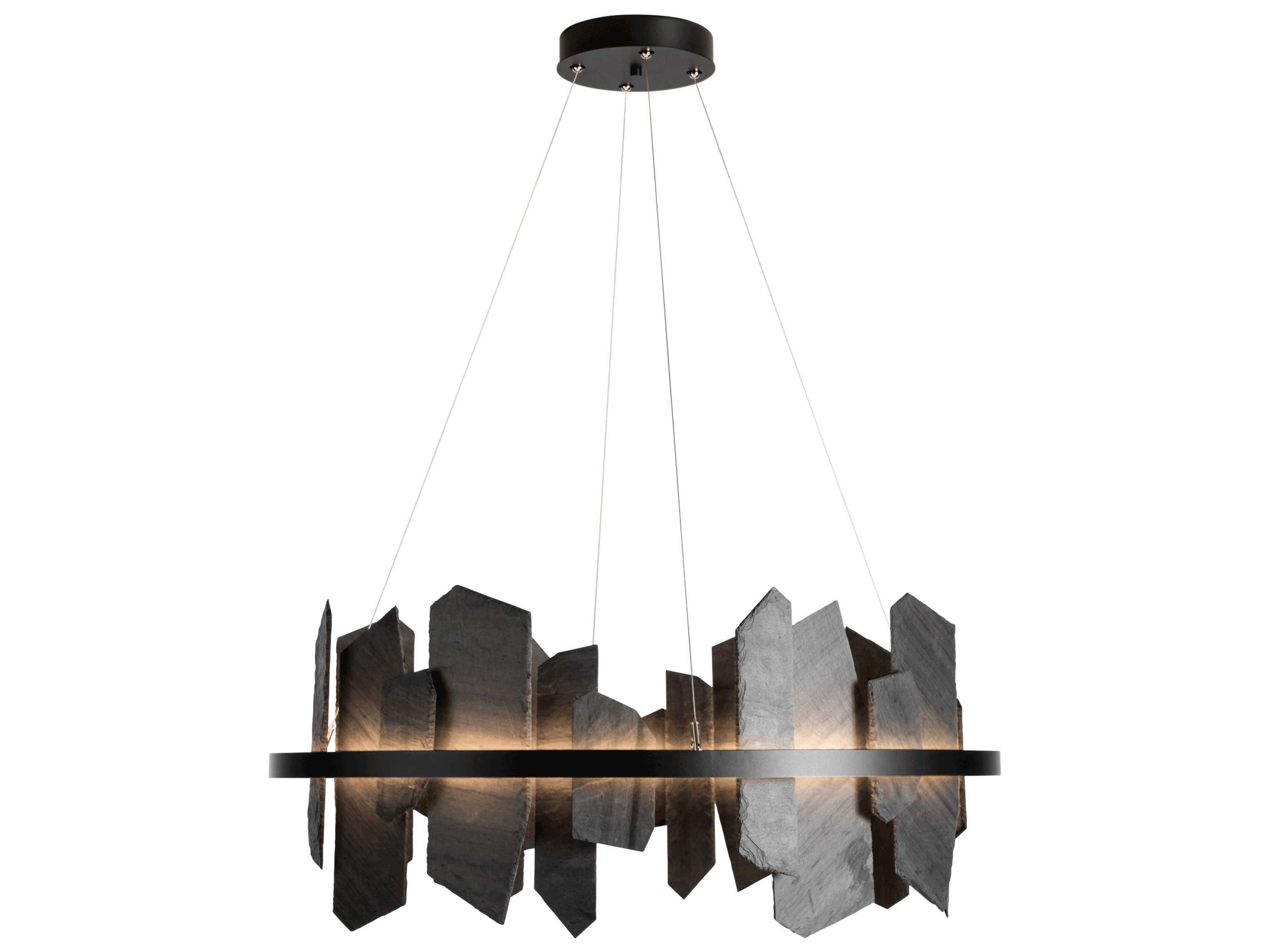 Hubbardton Forge Ardesia 1-Light LED Round Pendant