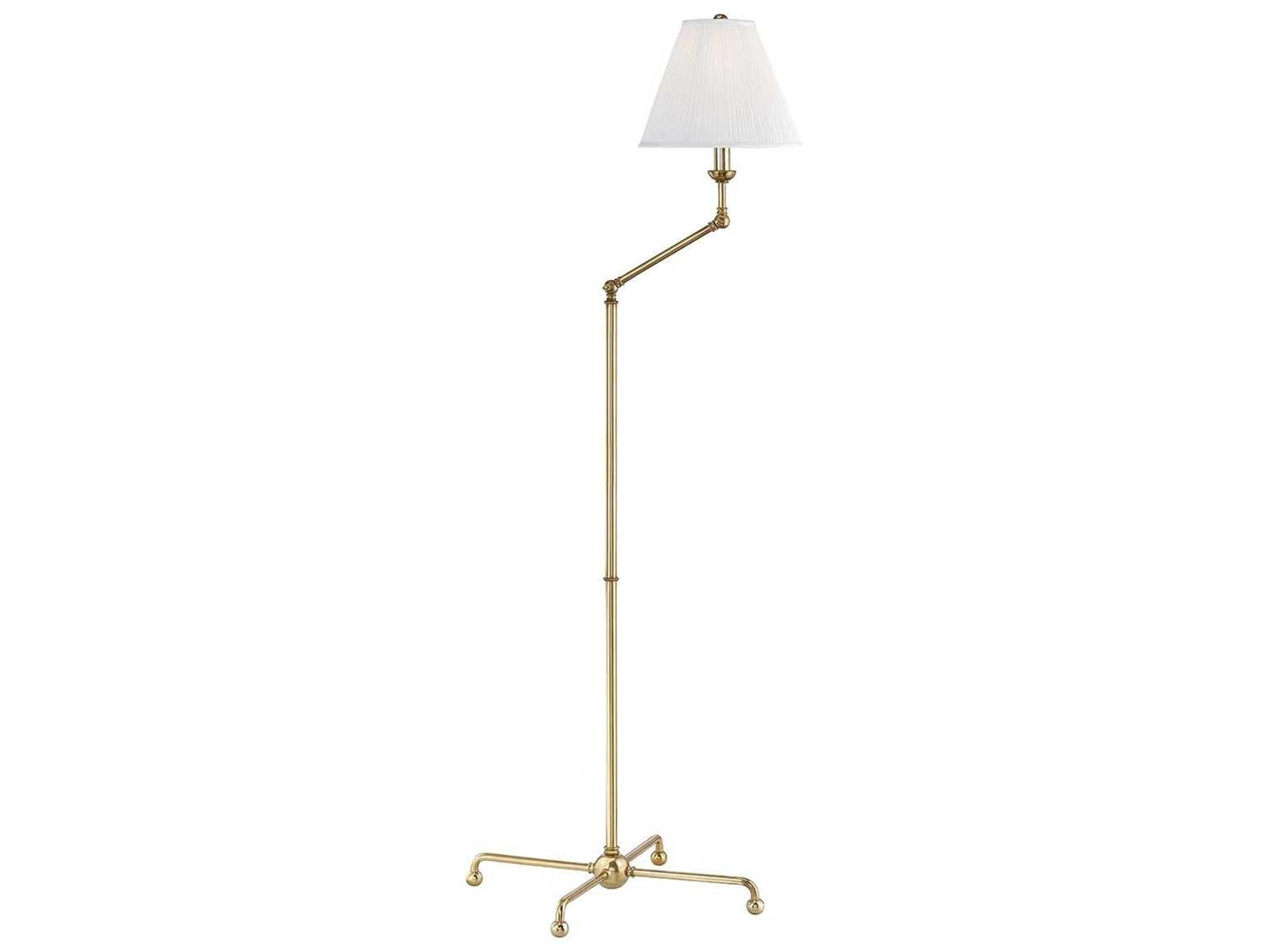 Hudson Valley Classic Aged Brass Floor Lamp