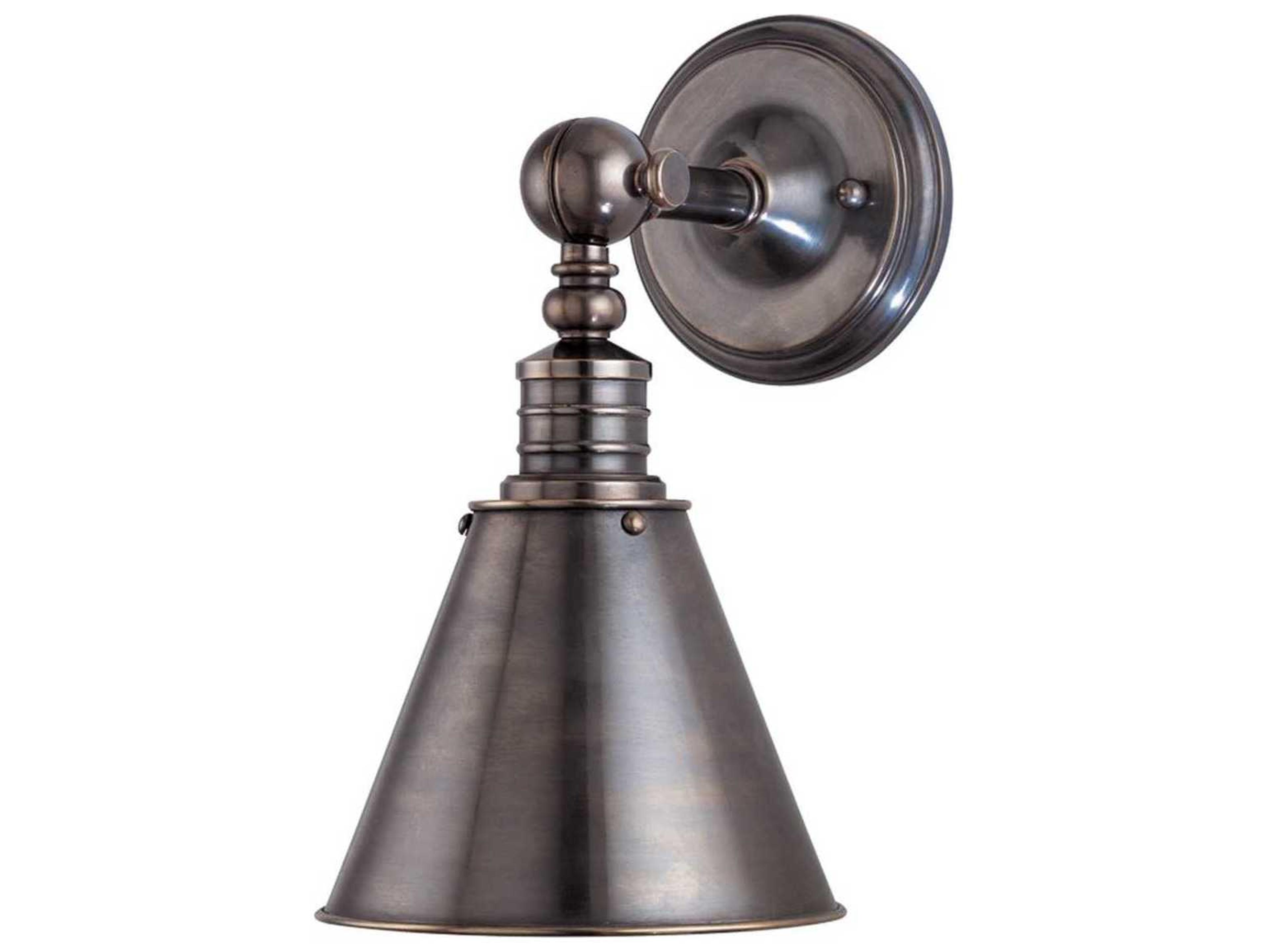 Hudson Valley Darien 1-Light Distressed Bronze Wall Sconce