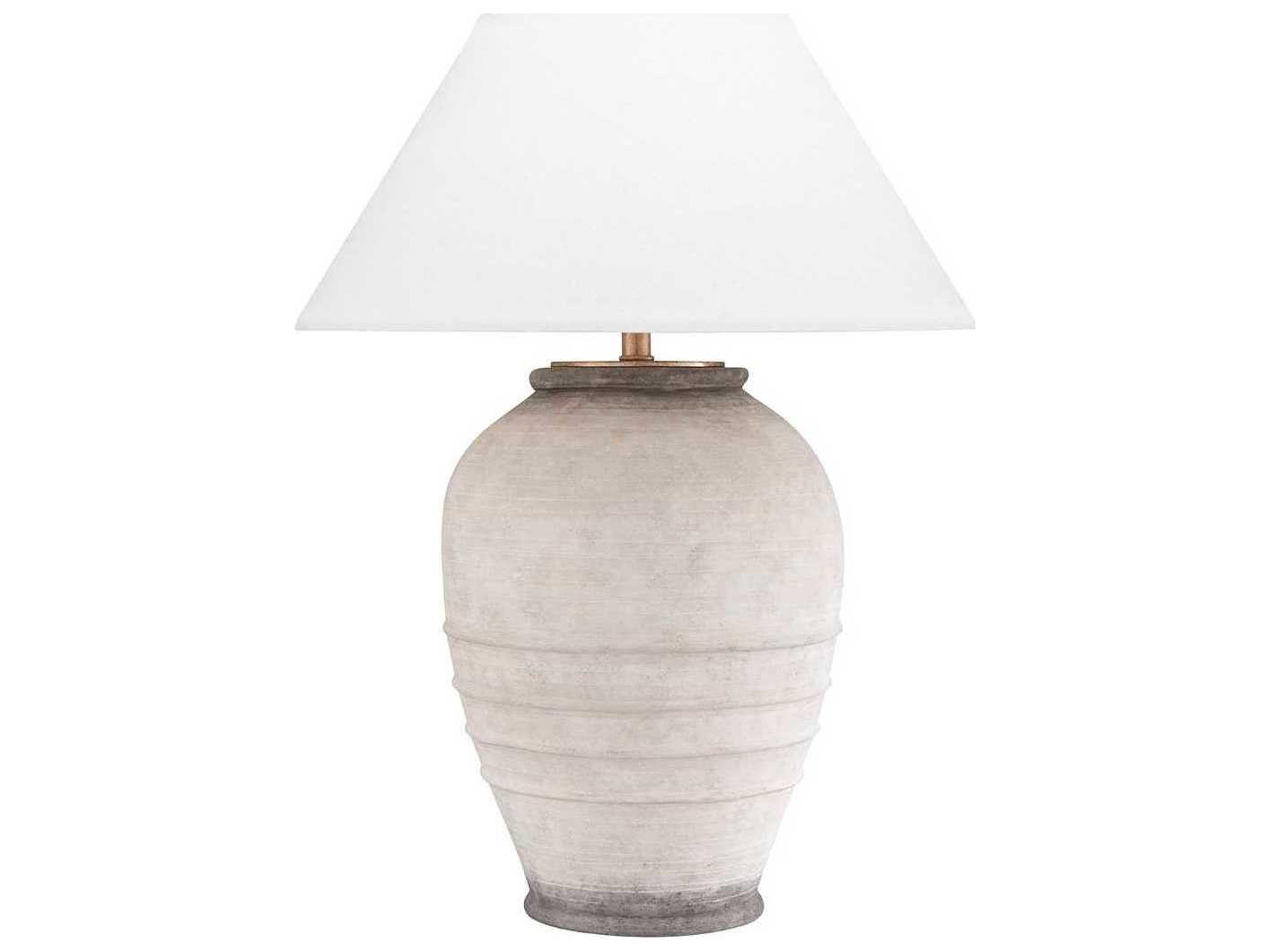 Hudson Valley Decatur Ash Gray Buffet Lamp