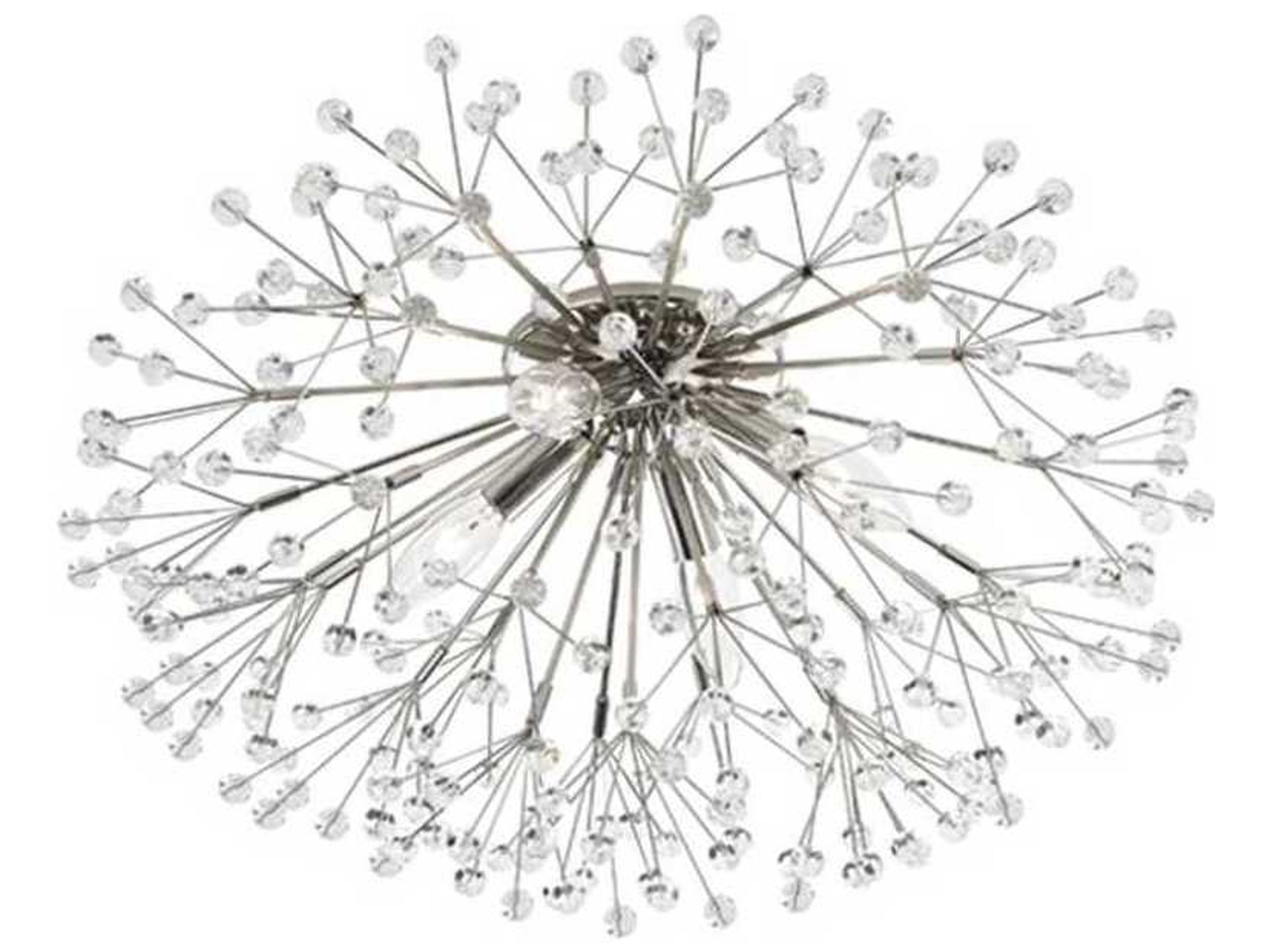 Hudson Valley Dunkirk 4-Light Polished Nickel Crystal Wall Sconce