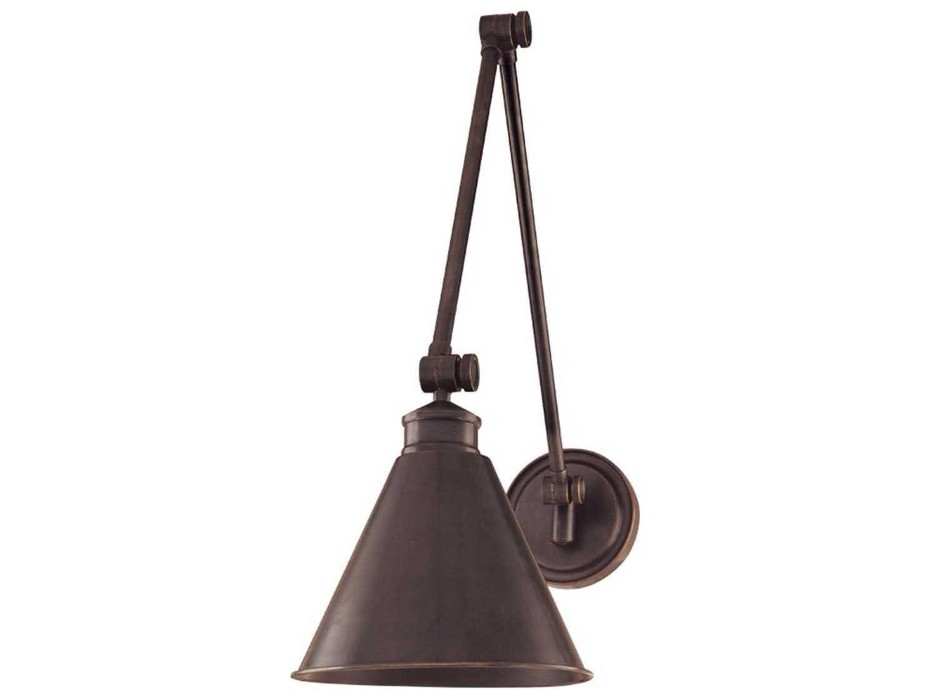 Hudson Valley Exeter 1 - Light Glass Swing Arm