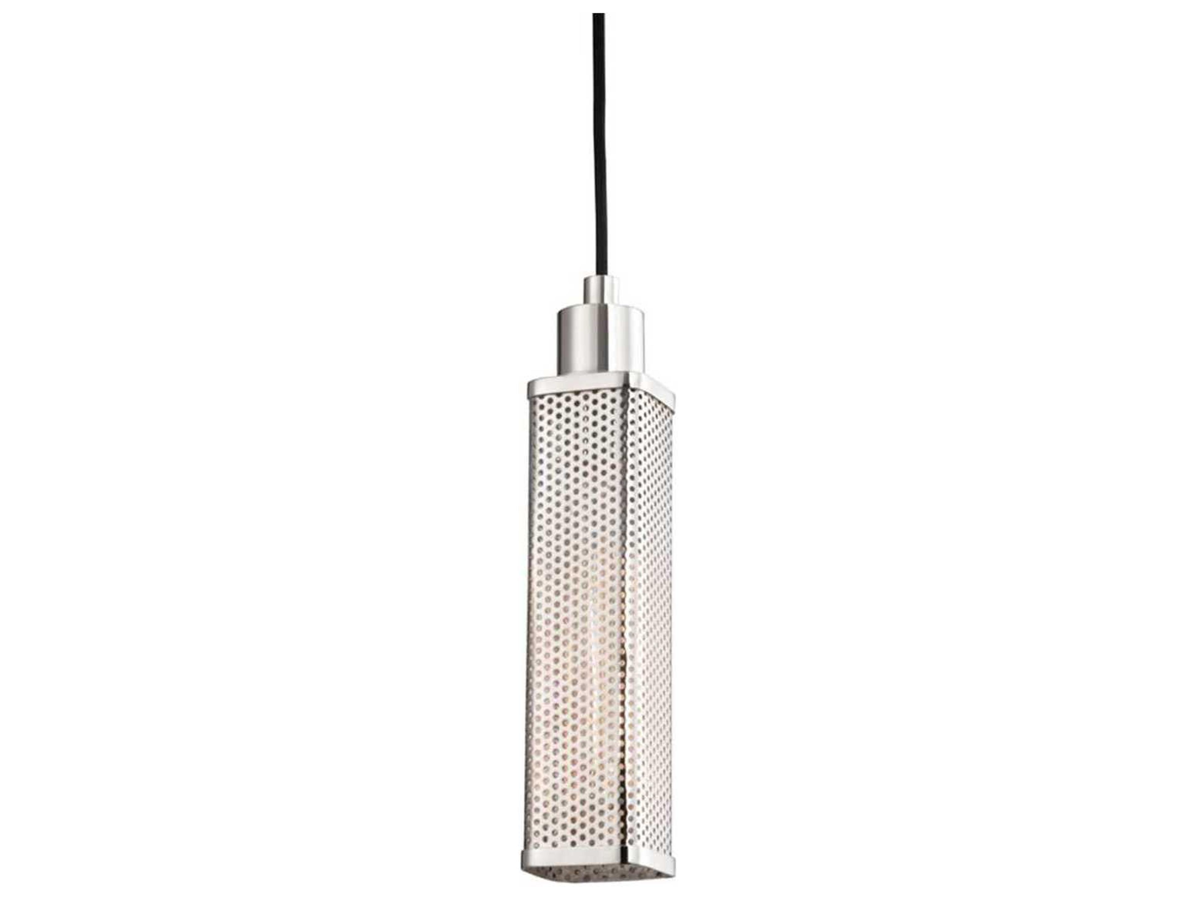 Hudson Valley Gibbs 1-Light Polished Nickel Mini Pendant