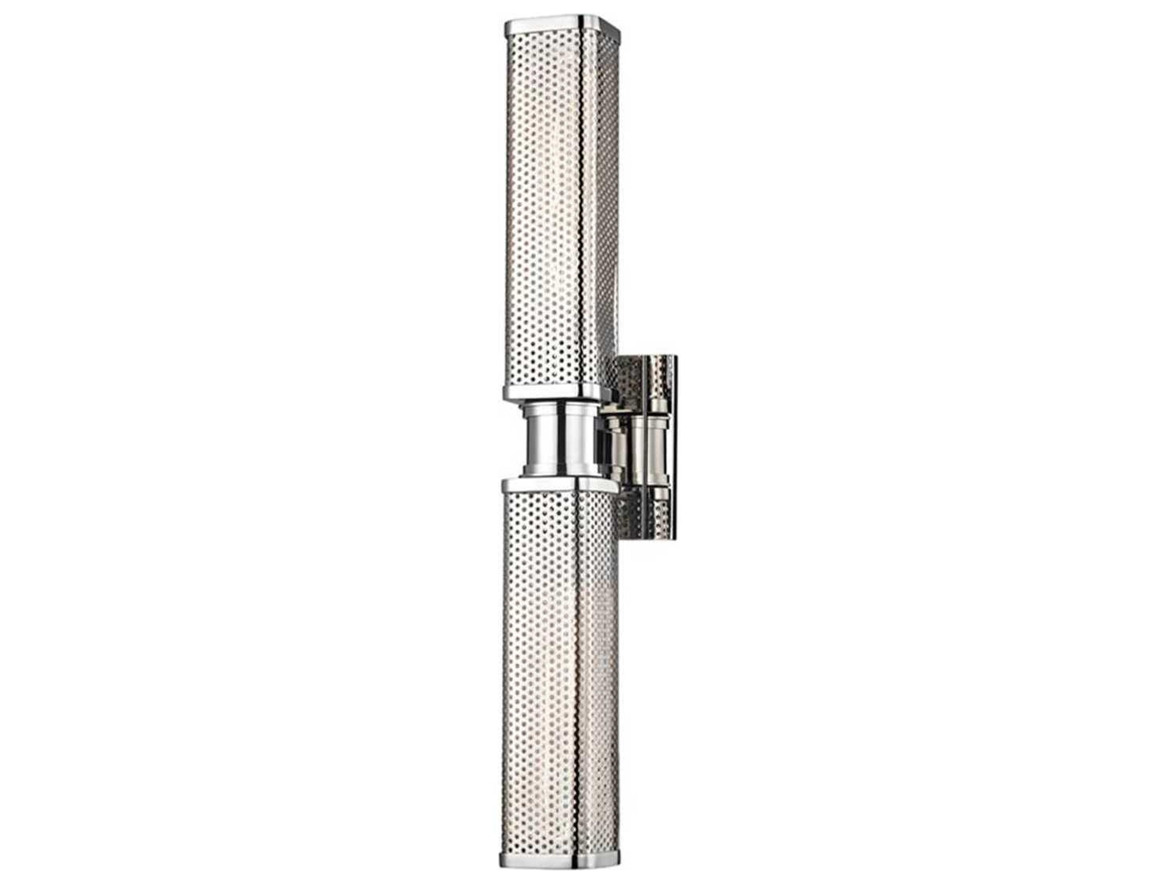 Hudson Valley Gibbs 2-Light Polished Nickel Wall Sconce
