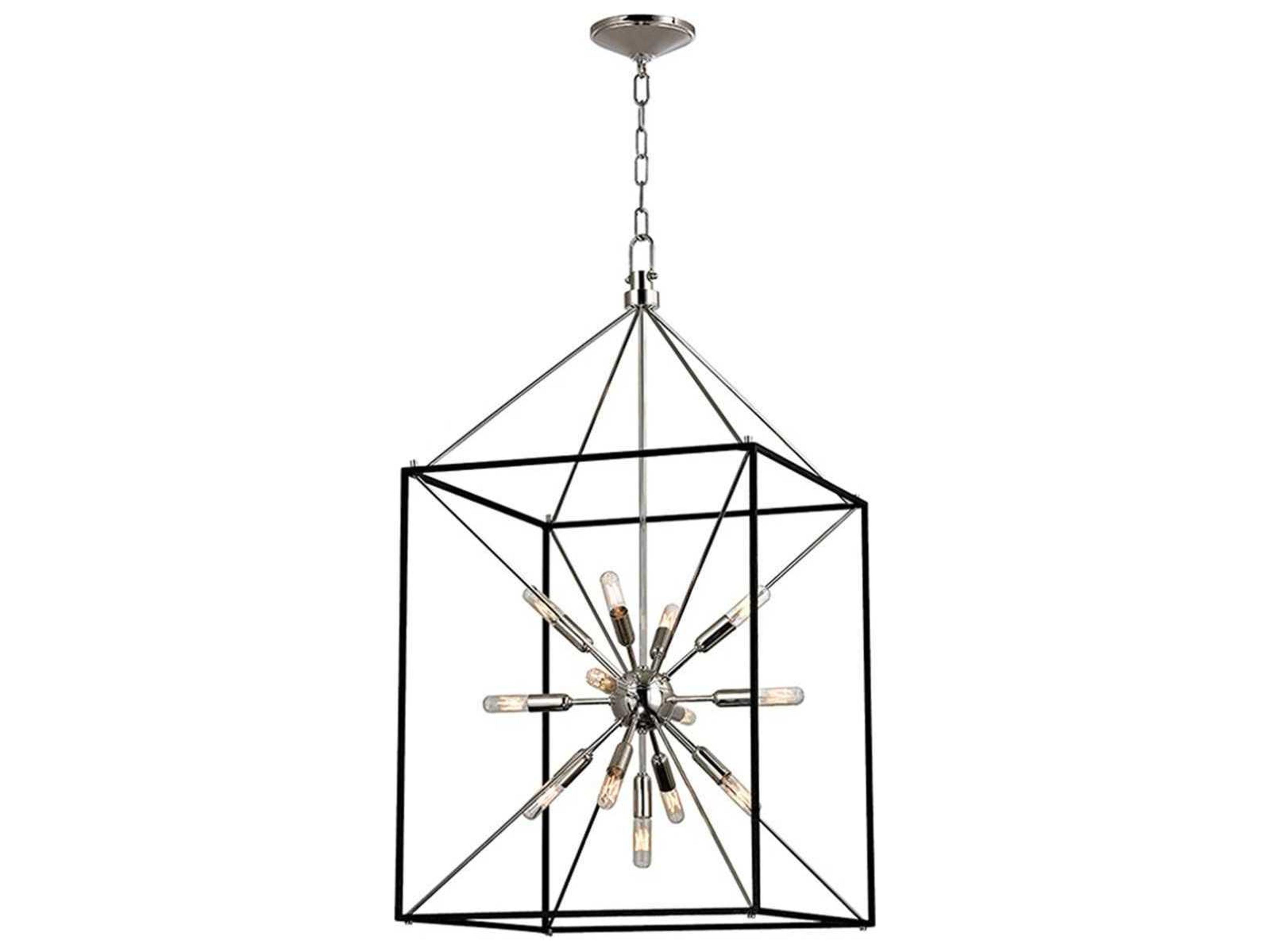 Hudson Valley Glendale 13-Light Polished Nickel Pendant