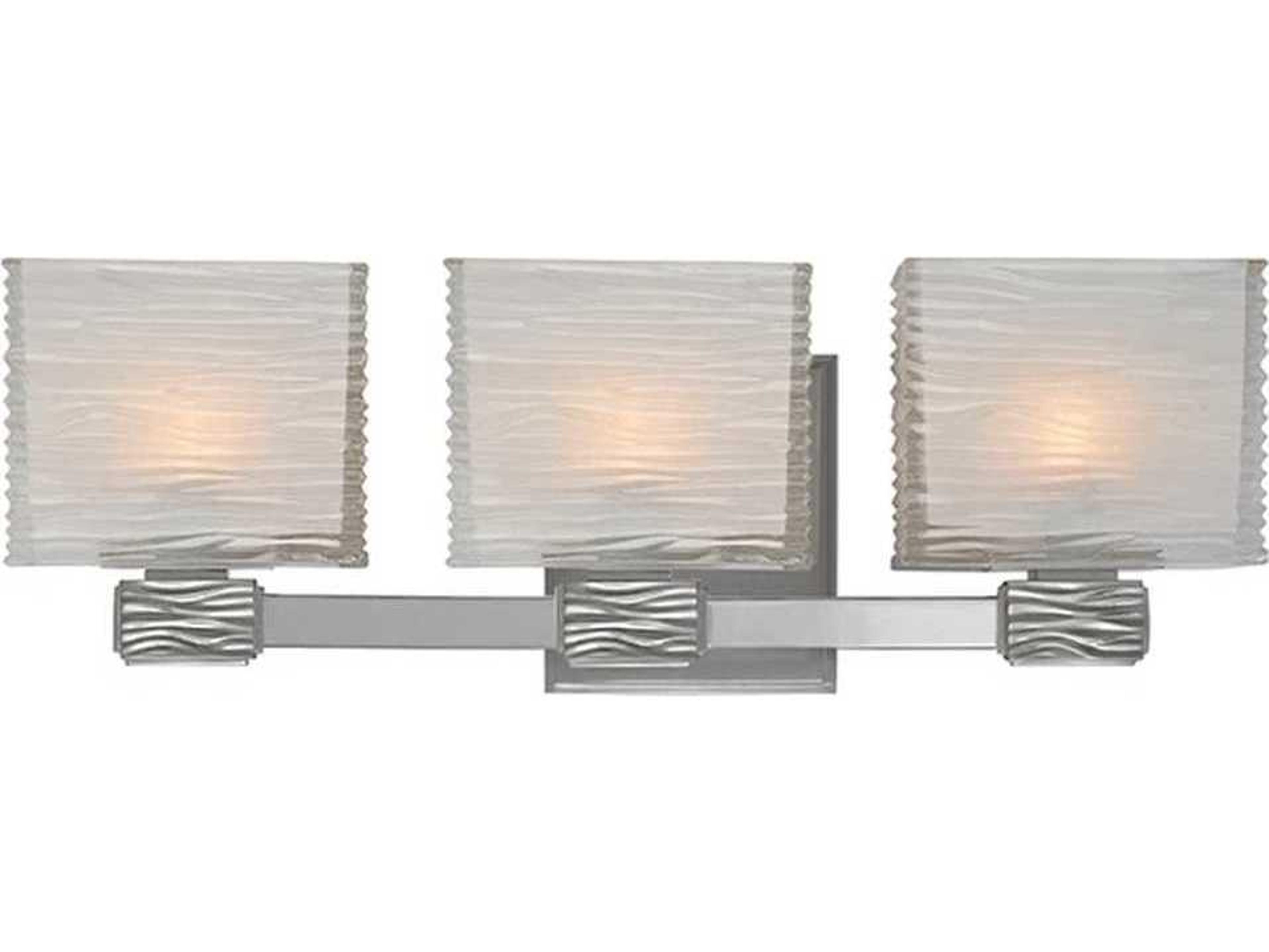 Hudson Valley Hartsdale 3-Light Satin Nickel White Glass Vanity Light
