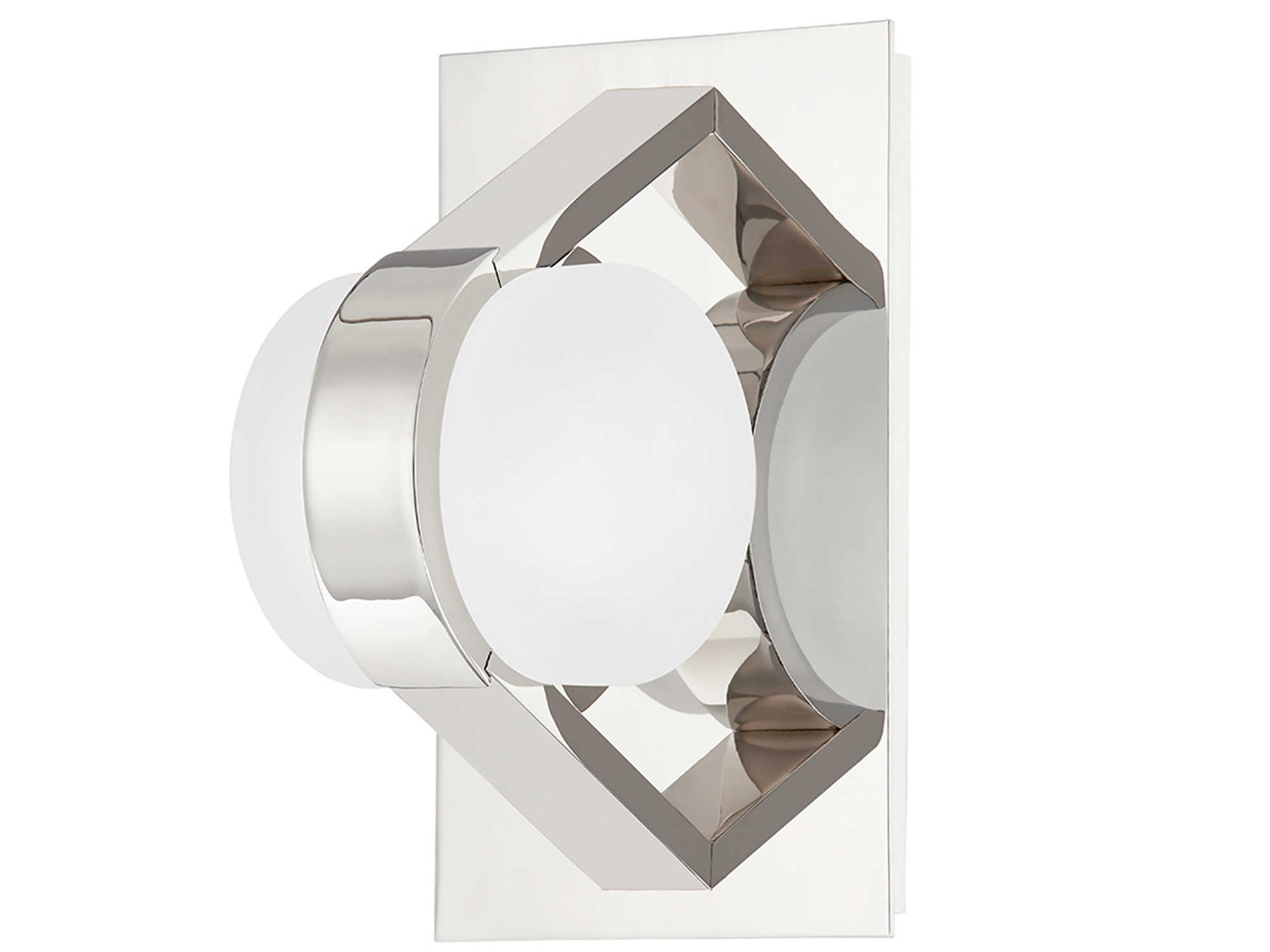 Hudson Valley Orbit 1-Light Polished Nickel LED Wall Sconce
