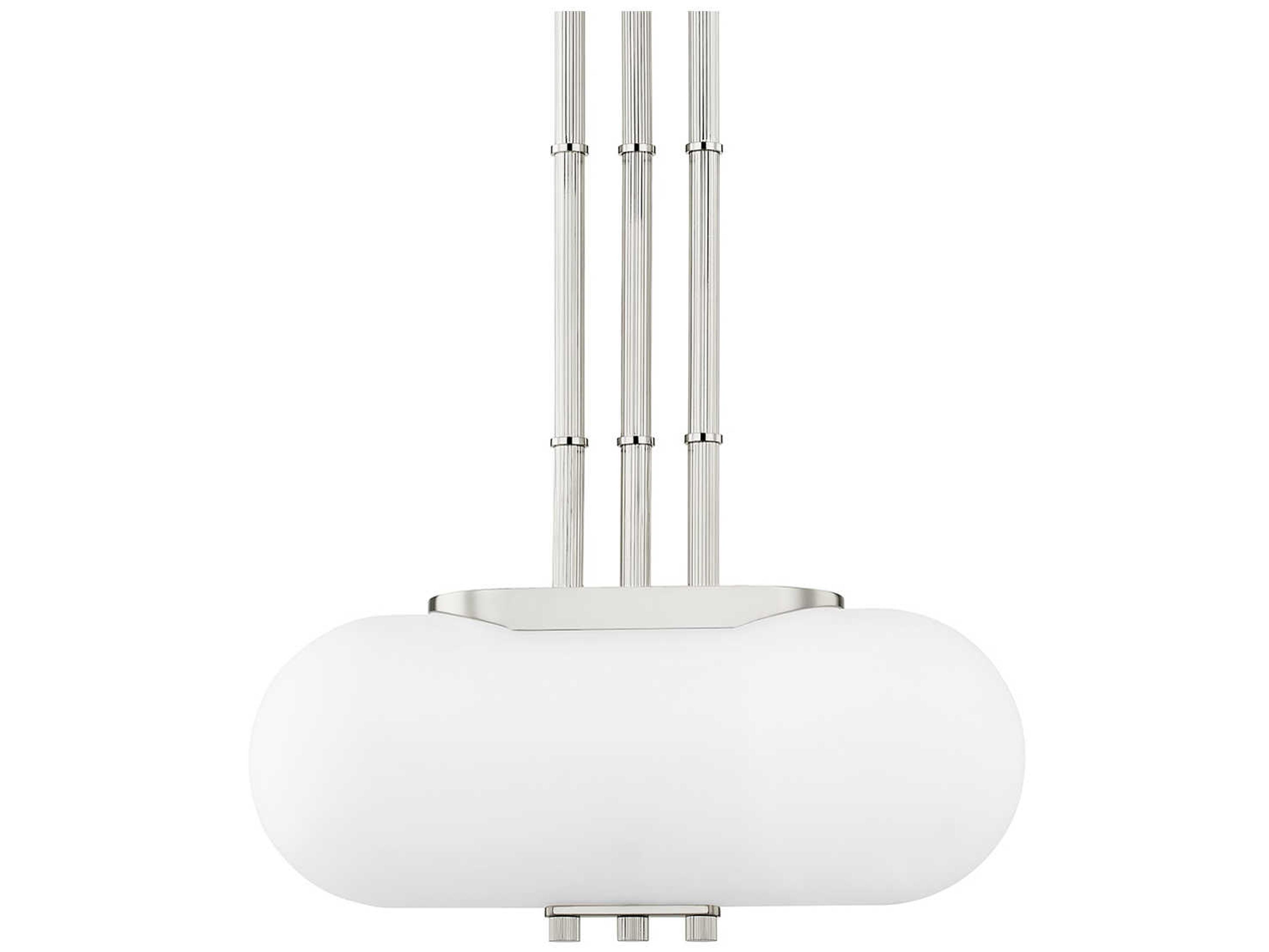 Hudson Valley Palisade 2-Light Burnished Nickel Pendant