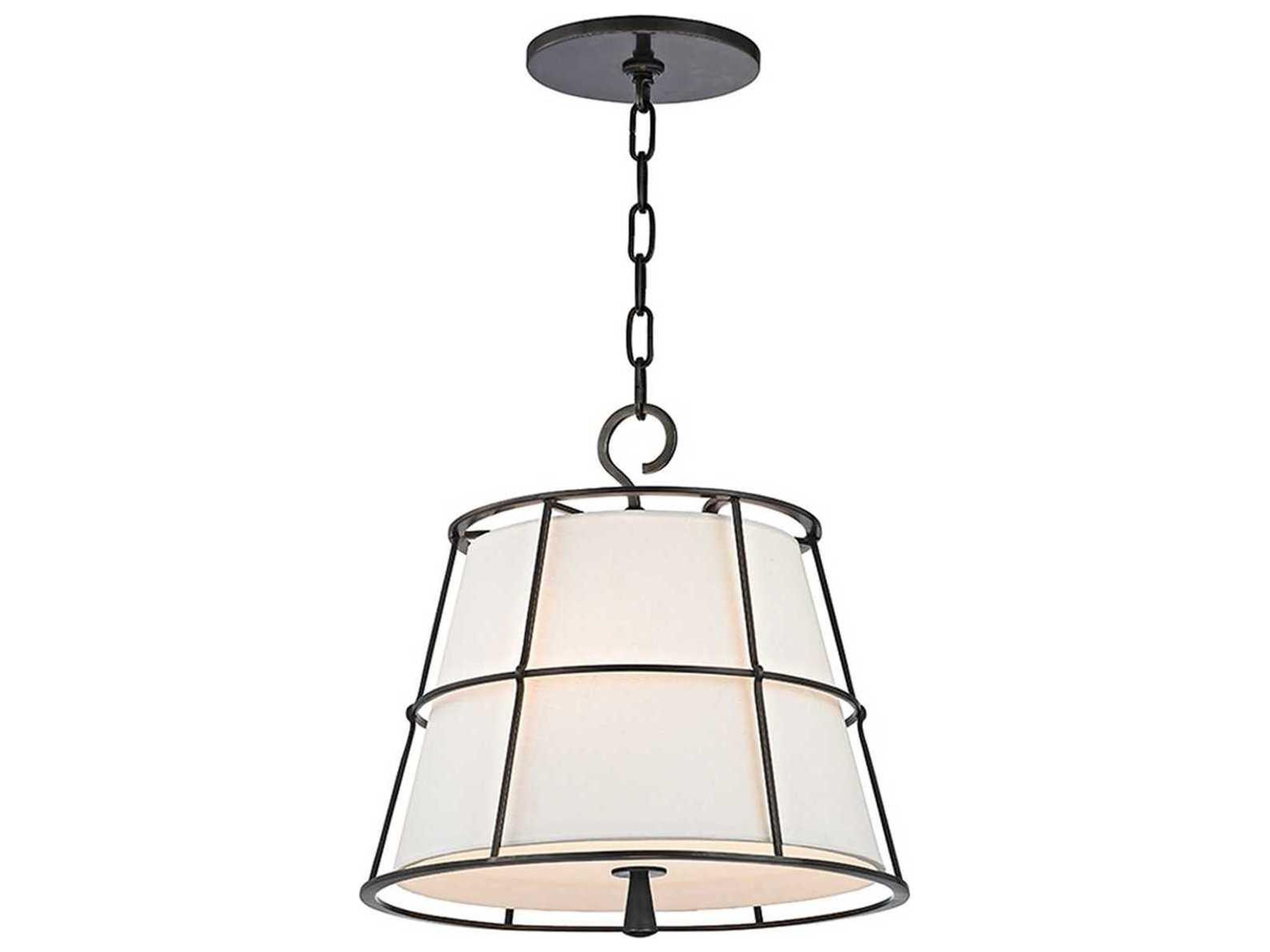 Hudson Valley Savona 2-Light Old Bronze Off White Empire Pendant
