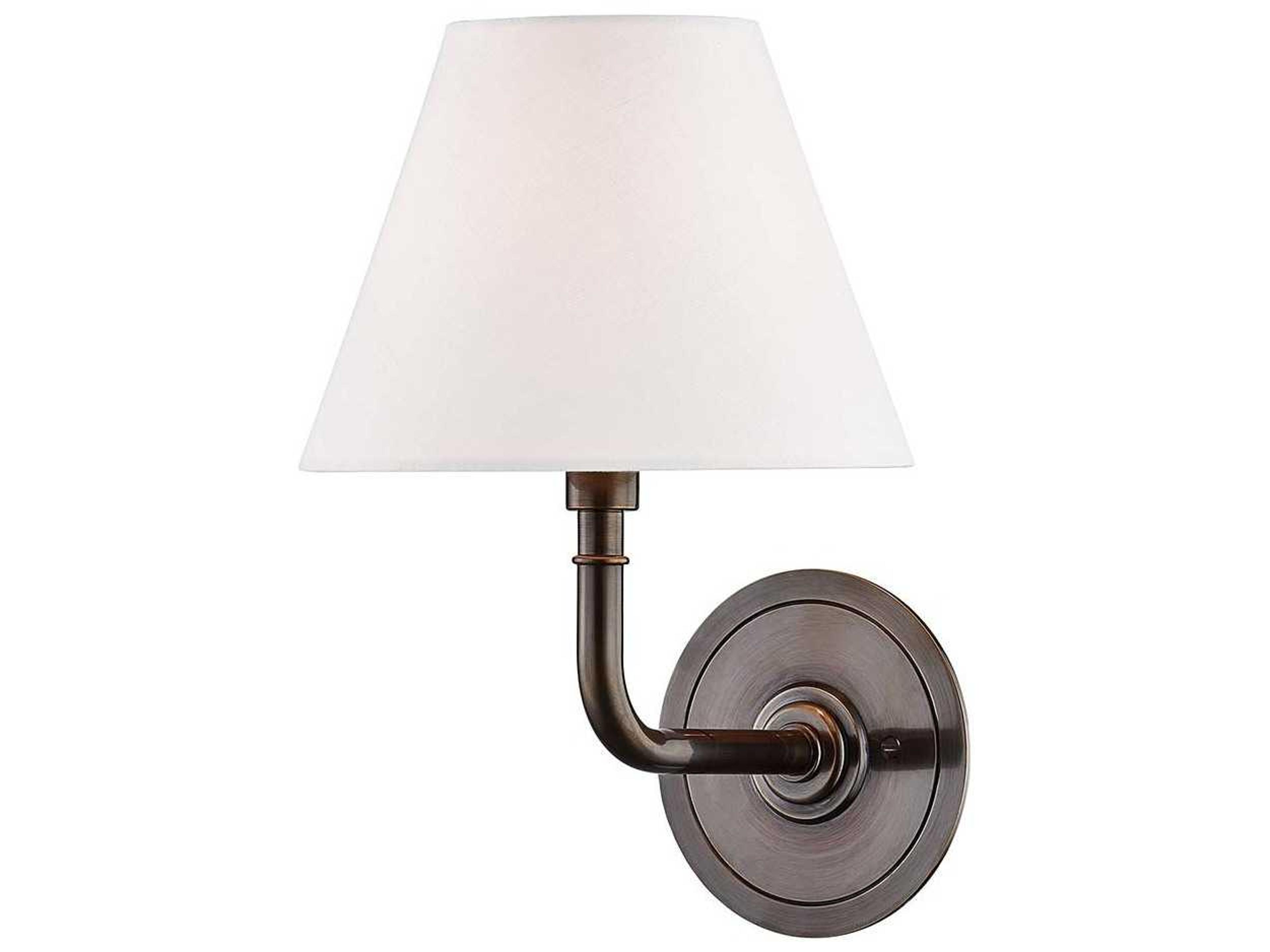 Hudson Valley Signature 1-Light Distressed Bronze Wall Sconce