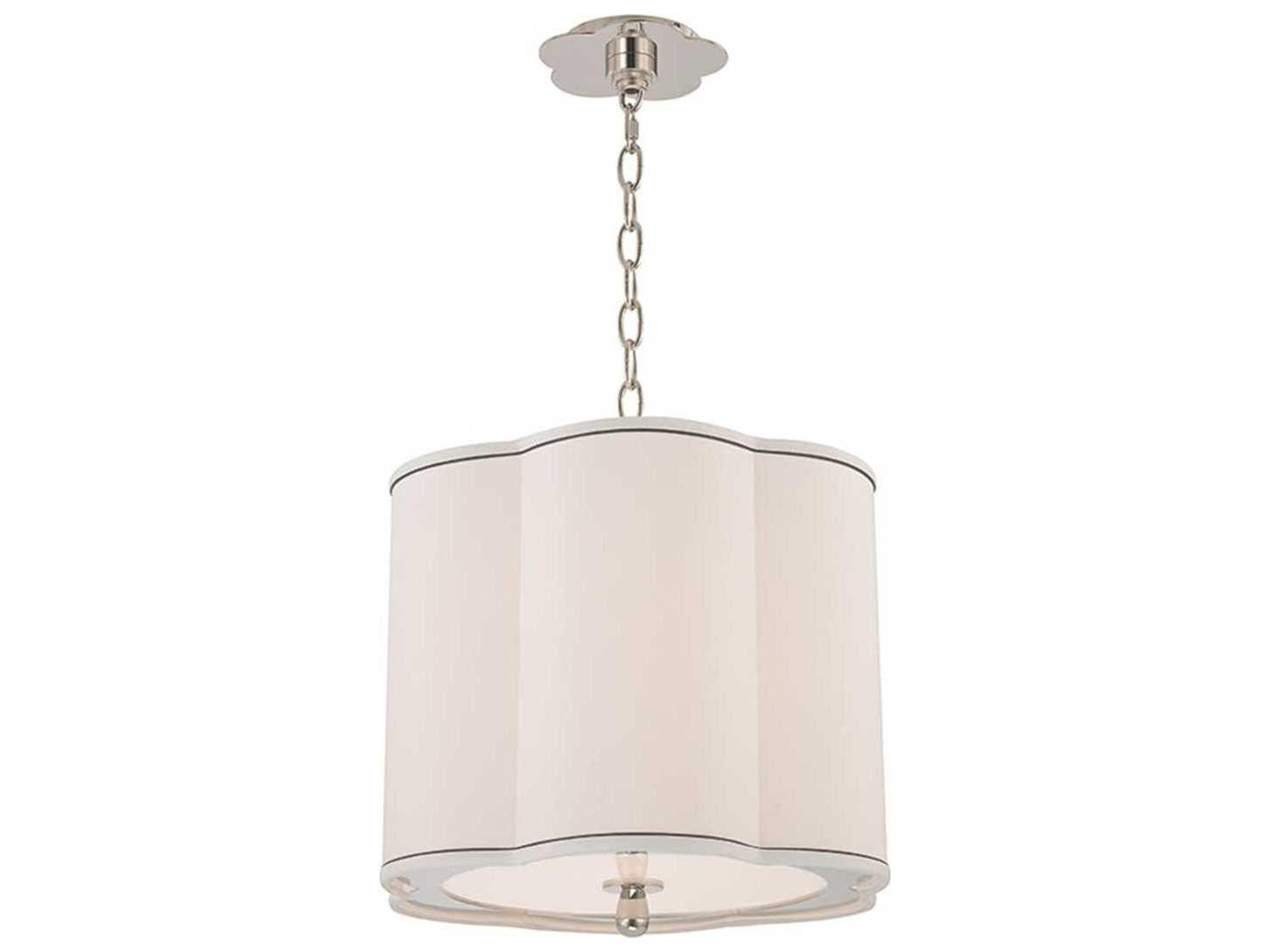 Hudson Valley Sweeny 3-Light Polished Nickel White Pendant