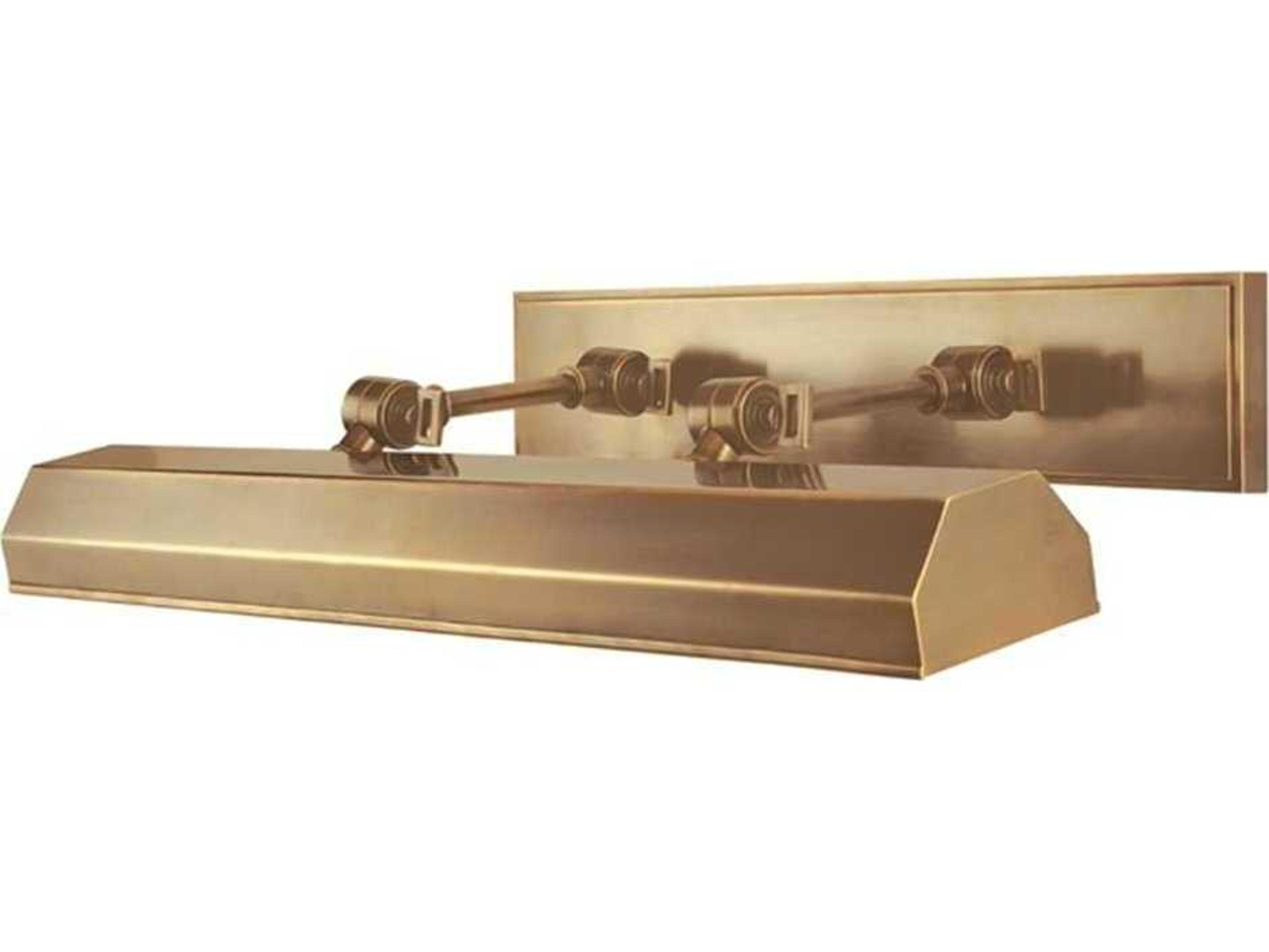 Hudson Valley Woodbury 3-Light Aged Brass Picture Light