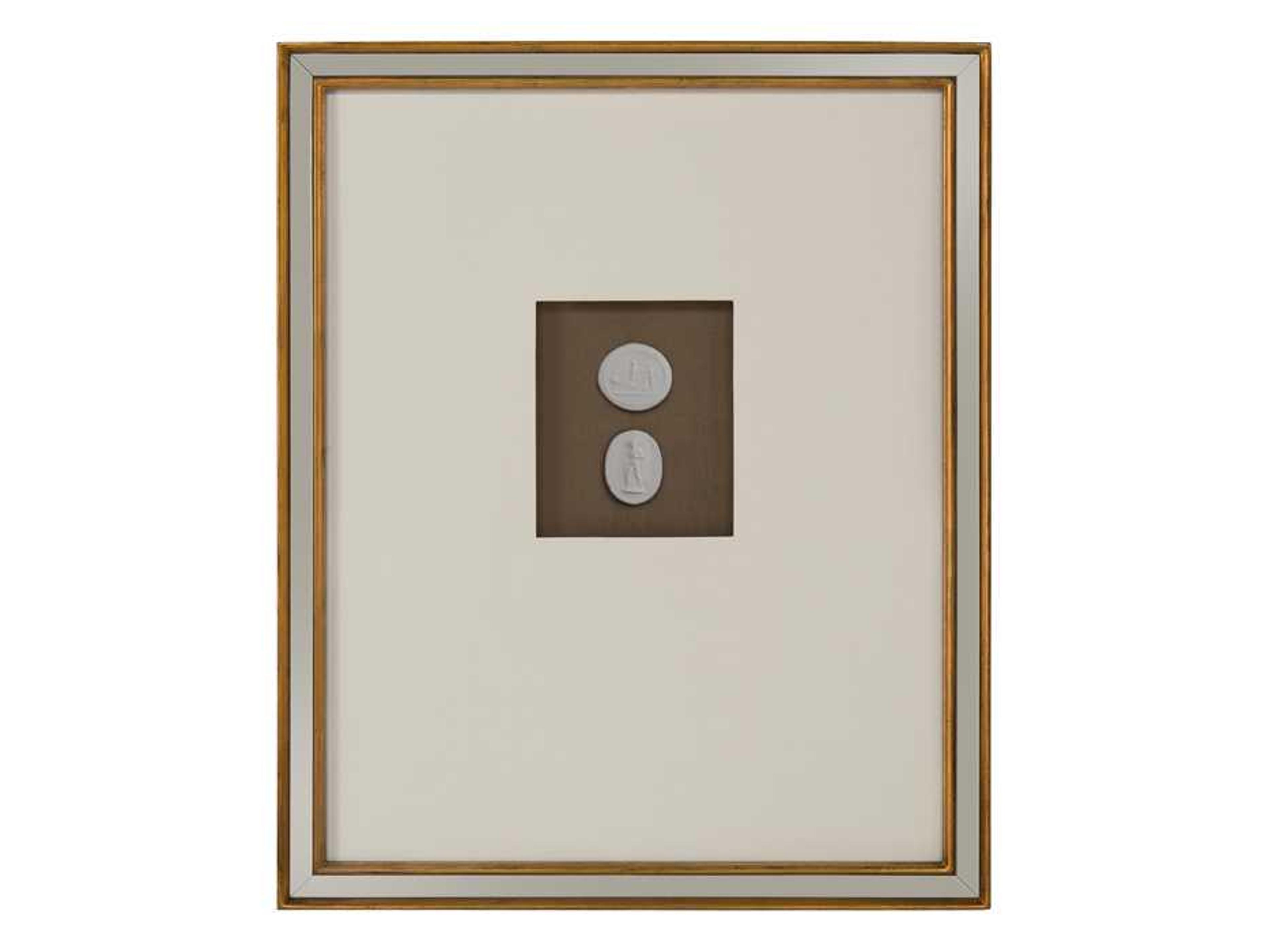 John Richard Mahogany Intaglio-V Painting