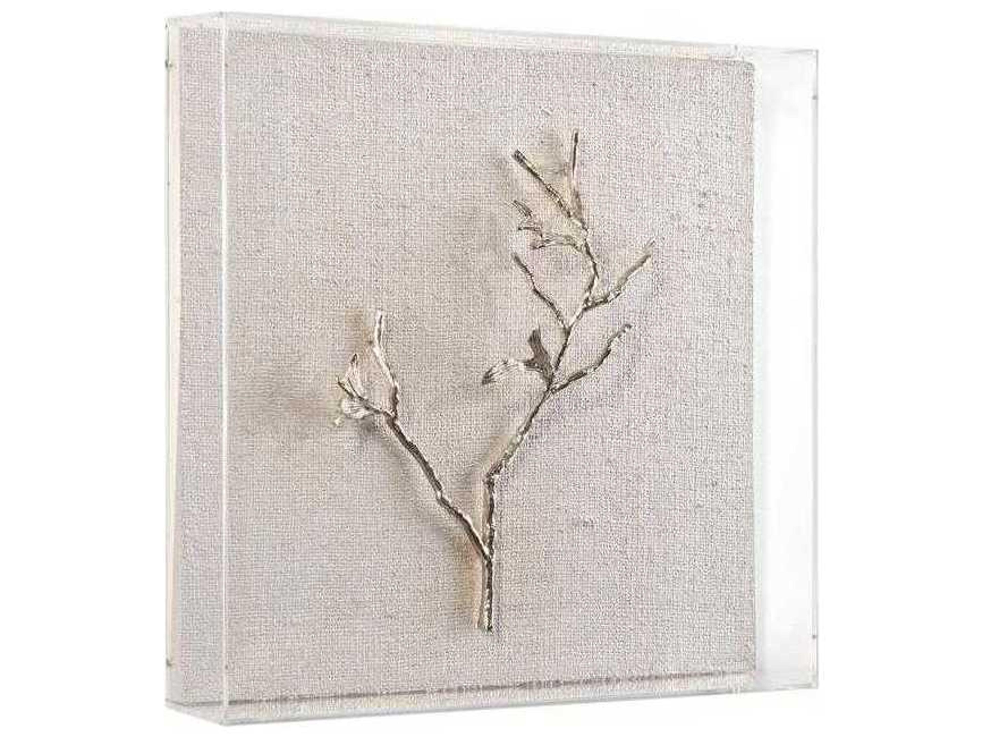 John Richard Silver Branches-III Shadow Box