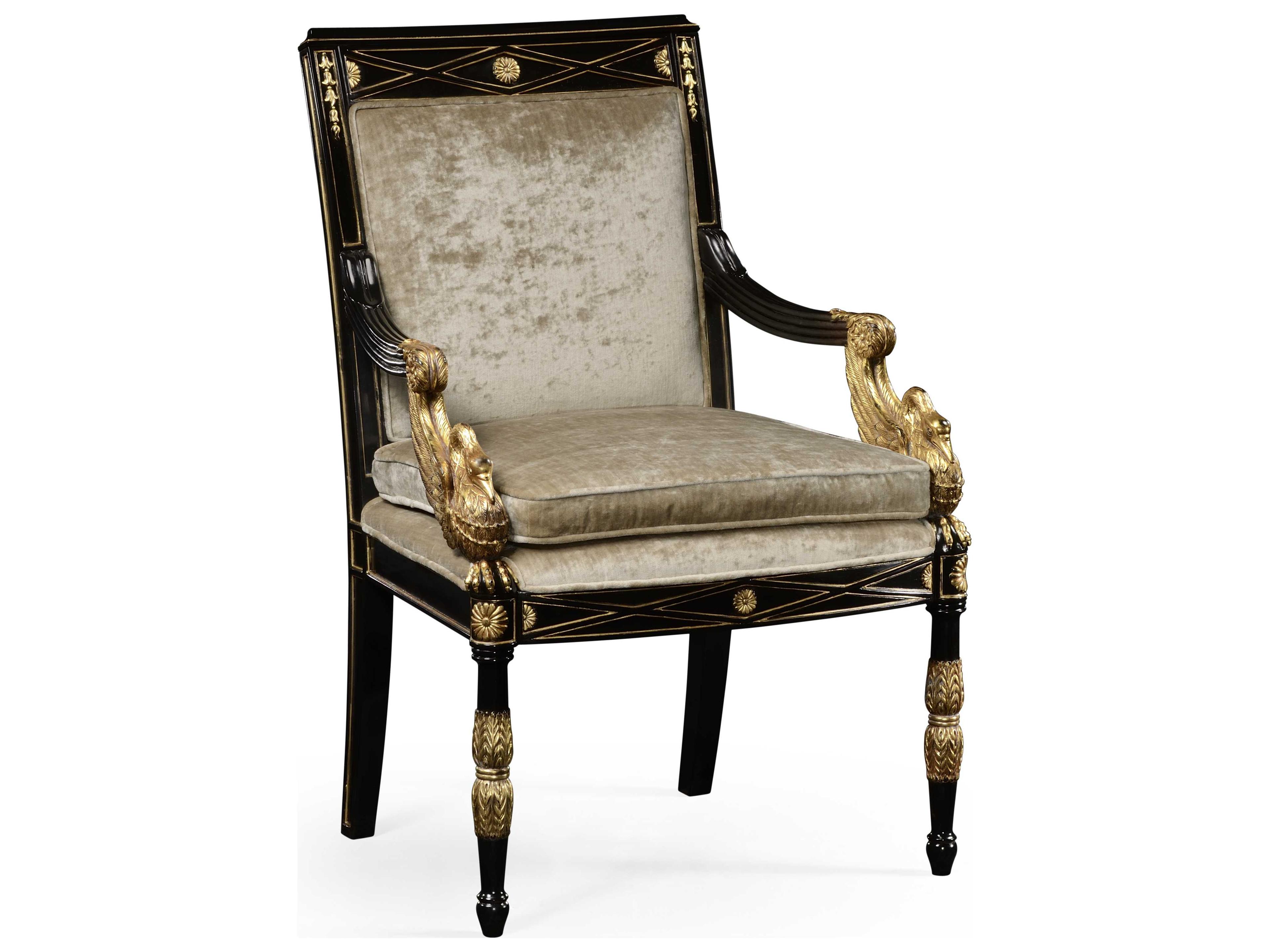 Jonathan Charles Jc Traditional Black Accent Chair